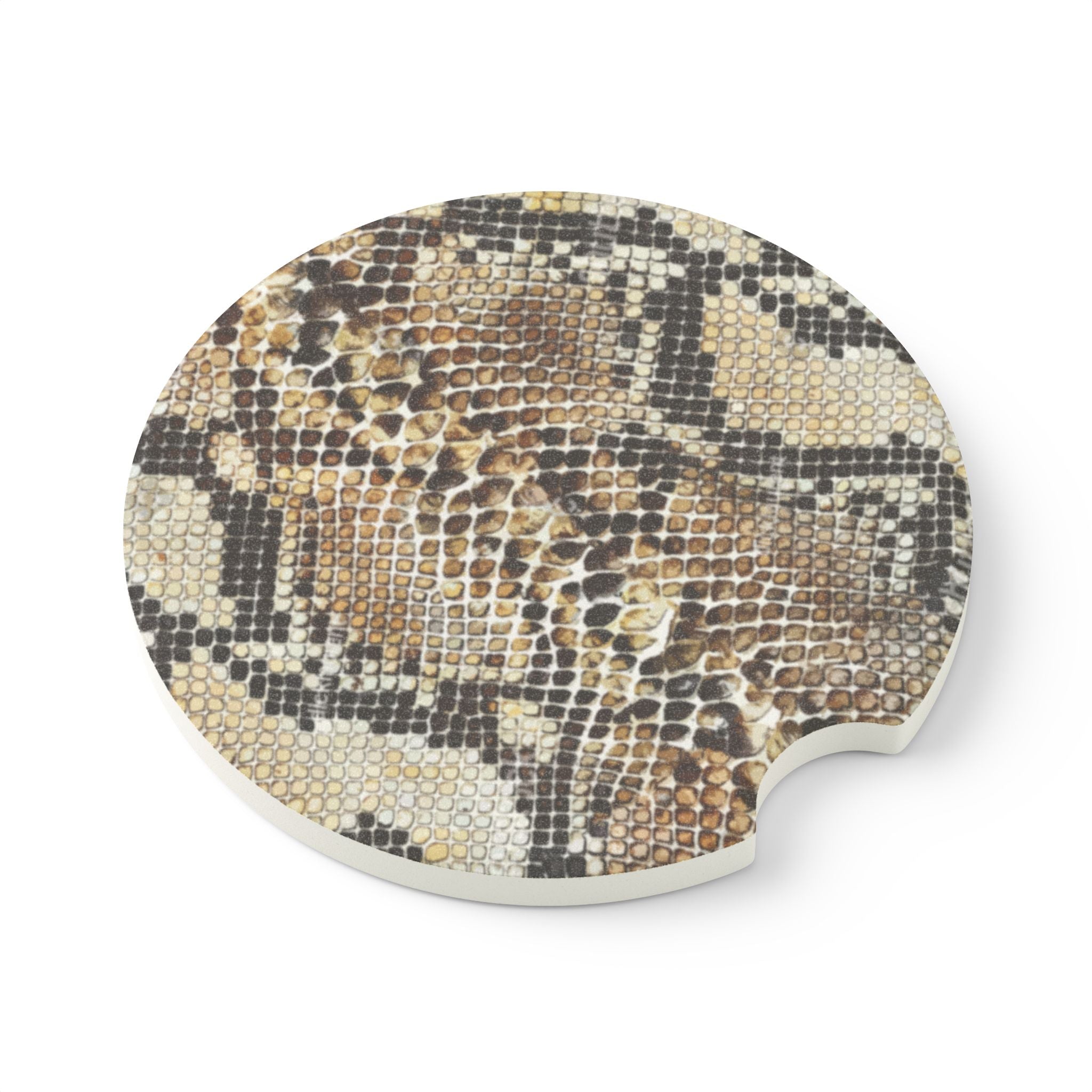 Snake Skin Soapstone Car Coaster