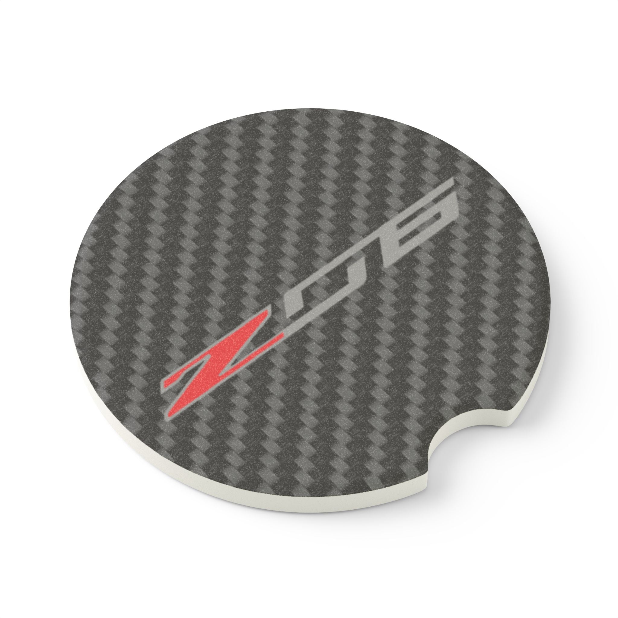 Corvette Z06 Carbon Fiber Soapstone Car Coaster