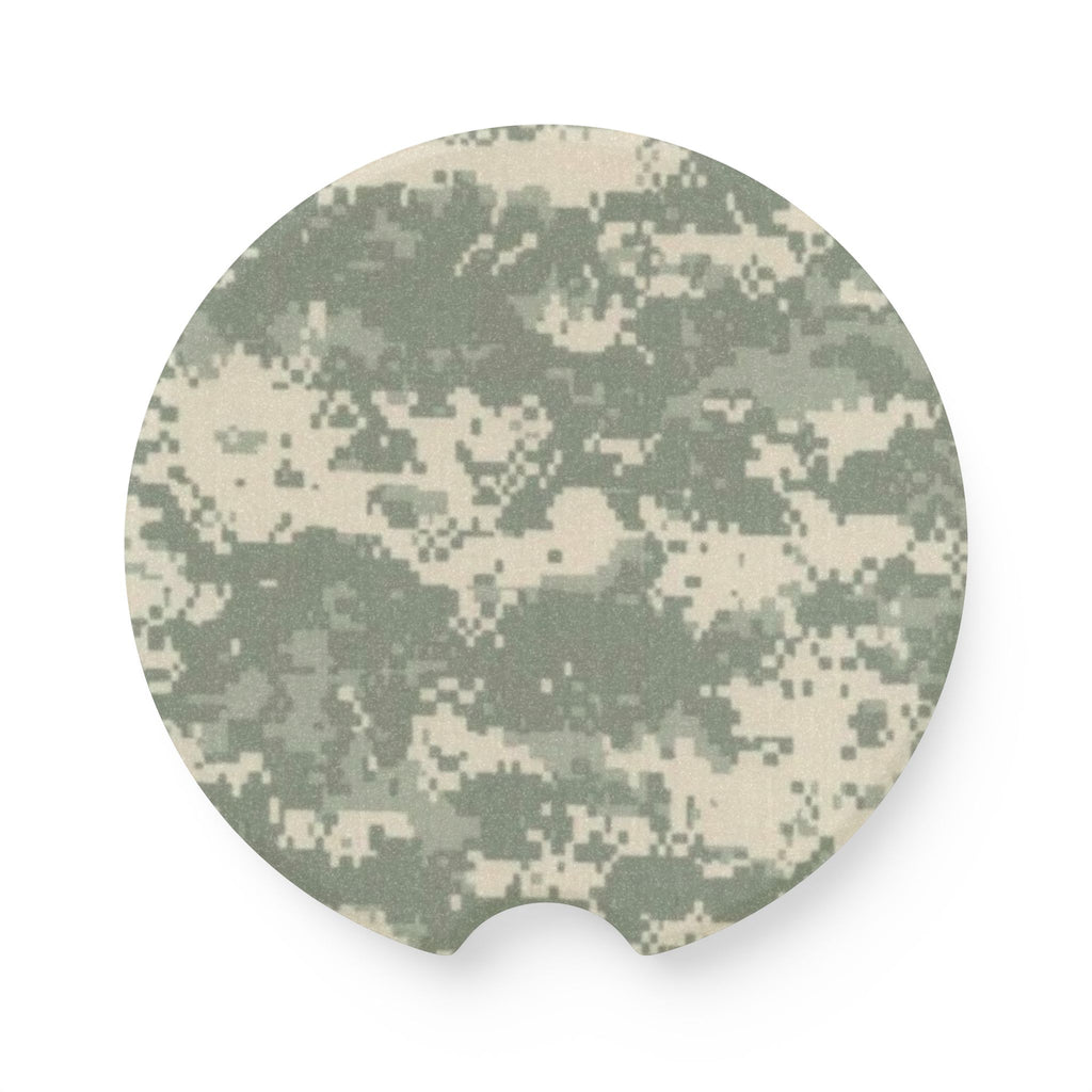 Army Digital Camo Soapstone Car Coaster