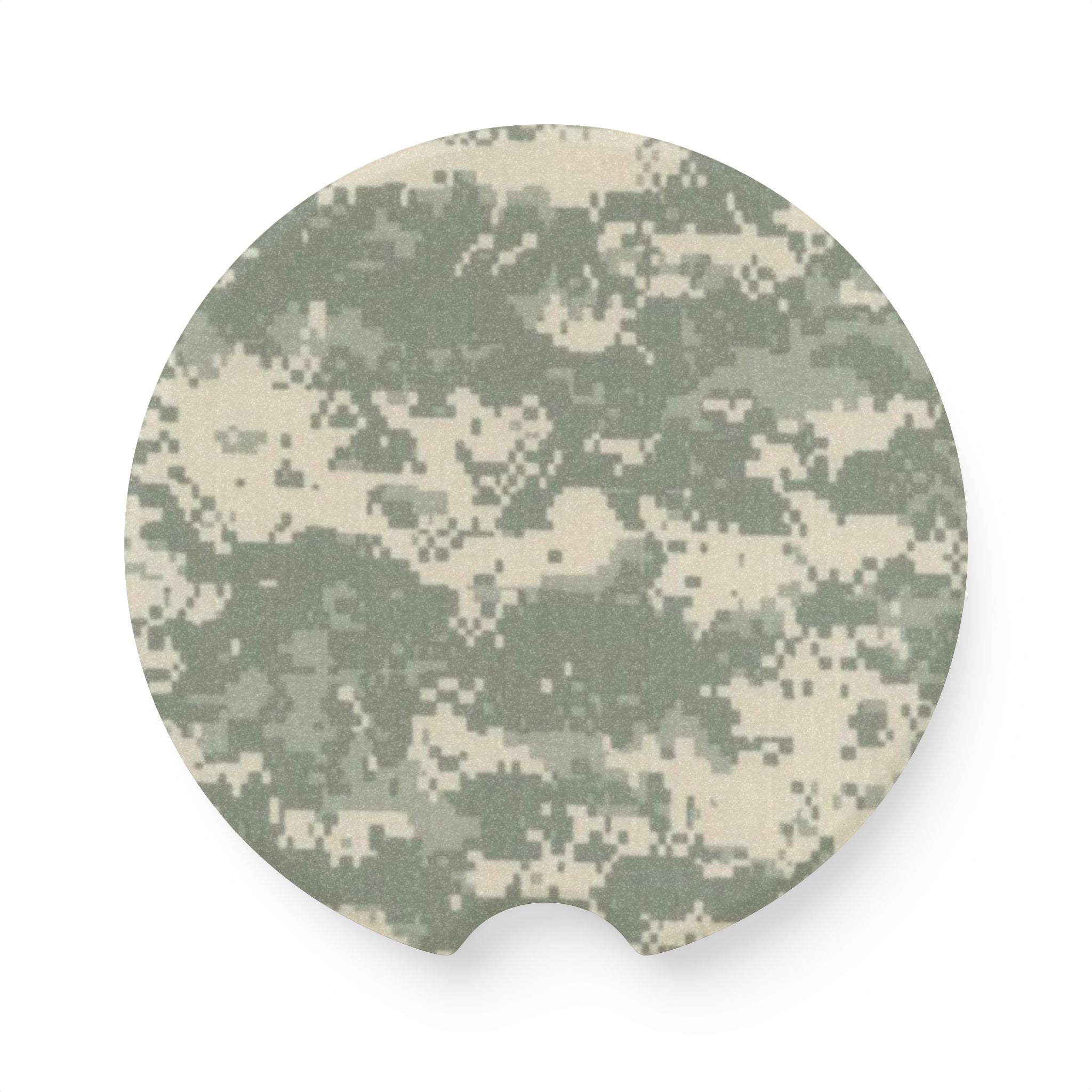 Army Digital Camo Soapstone Car Coaster