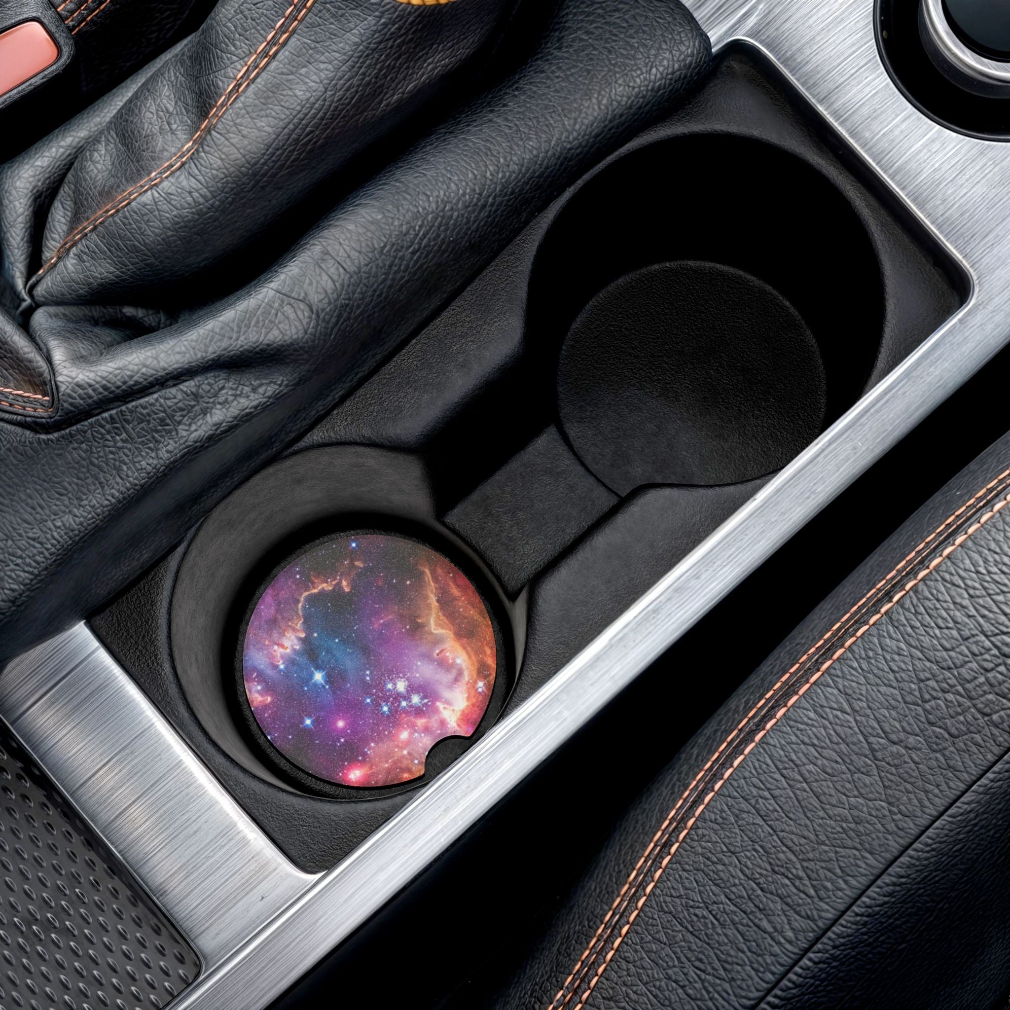 Galaxy Soapstone Car Coaster