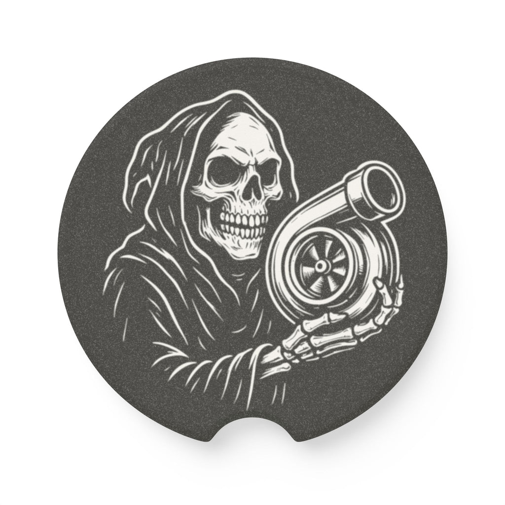 Grim Reaper Turbo Soapstone Car Coaster