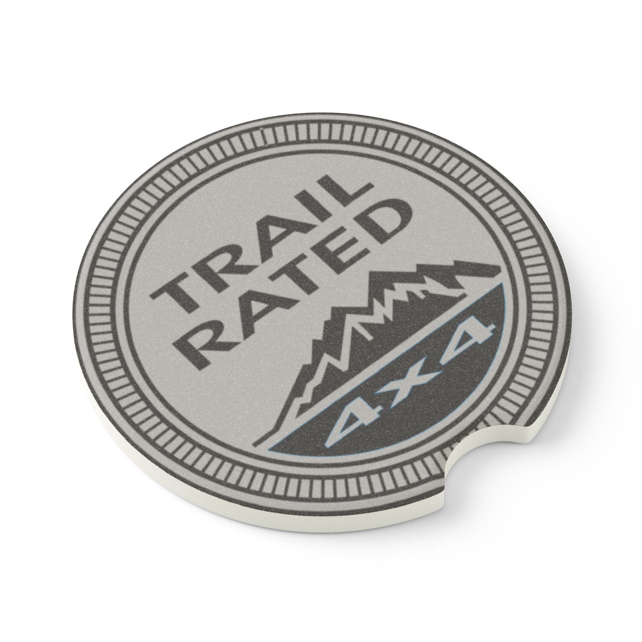 Jeep Trail Rated 4X4 Soapstone Car Coaster
