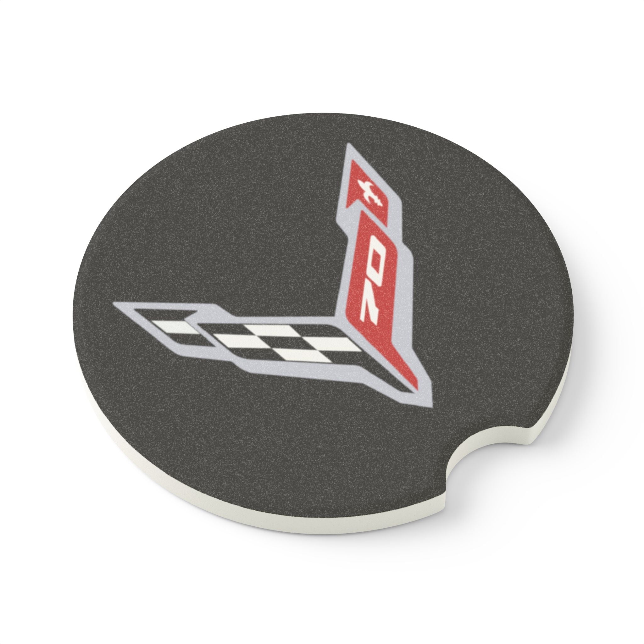 Corvette C8 70th Anniversary Soapstone Car Coaster