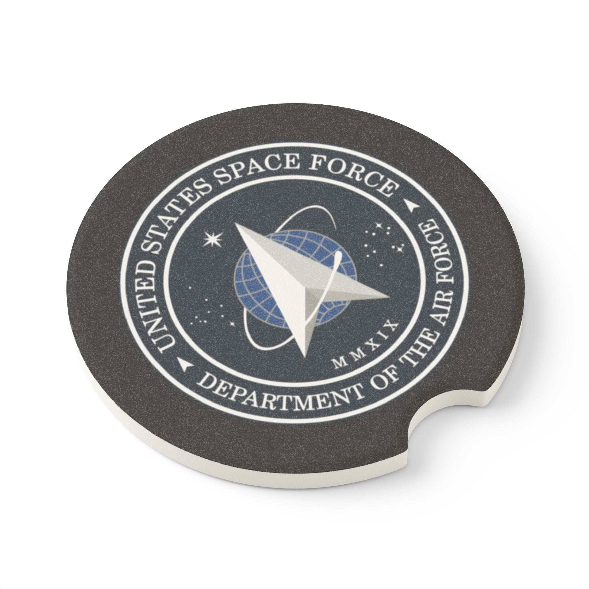 United States Space Force Soapstone Car Coaster