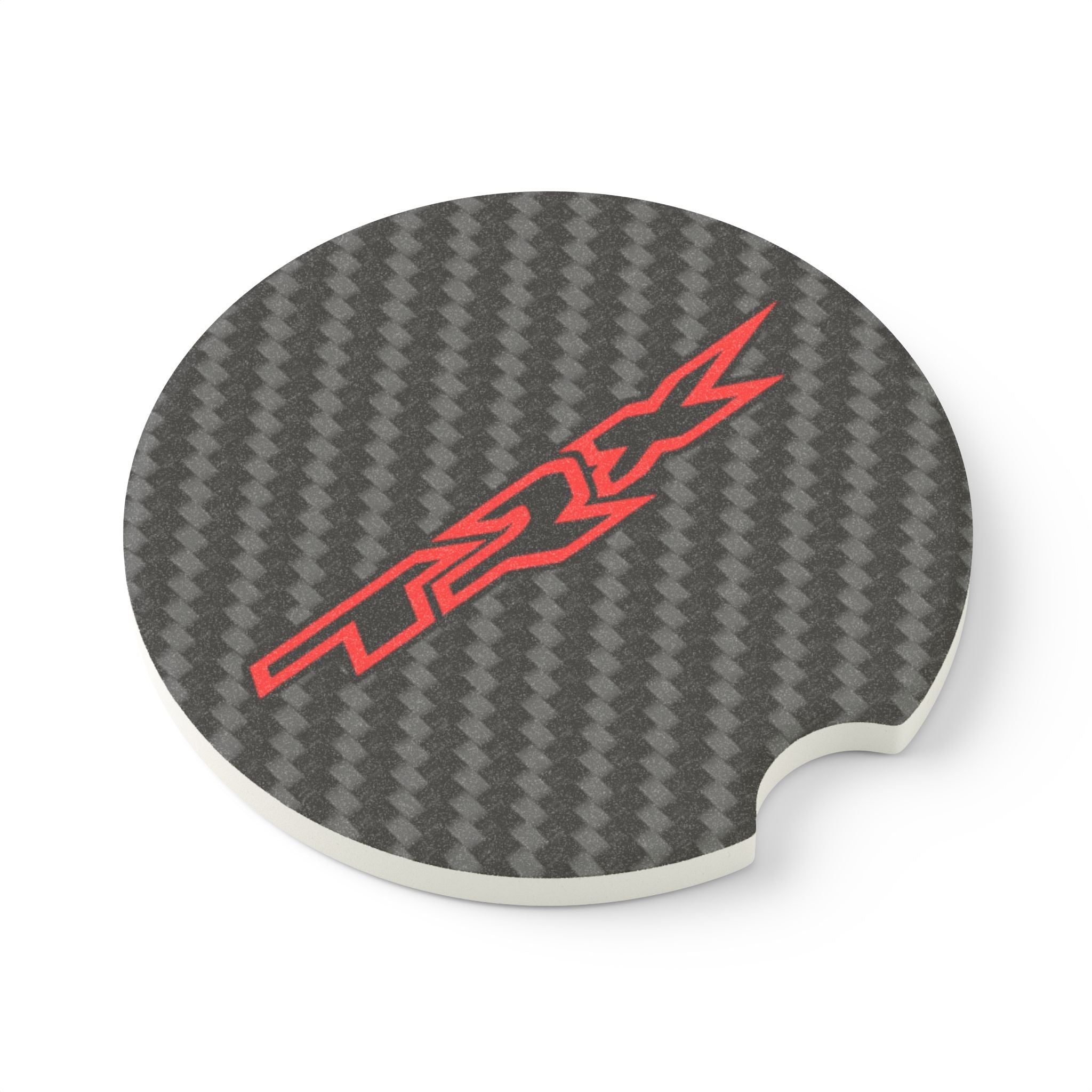 Ram TRX Carbon Fiber Soapstone Car Coaster