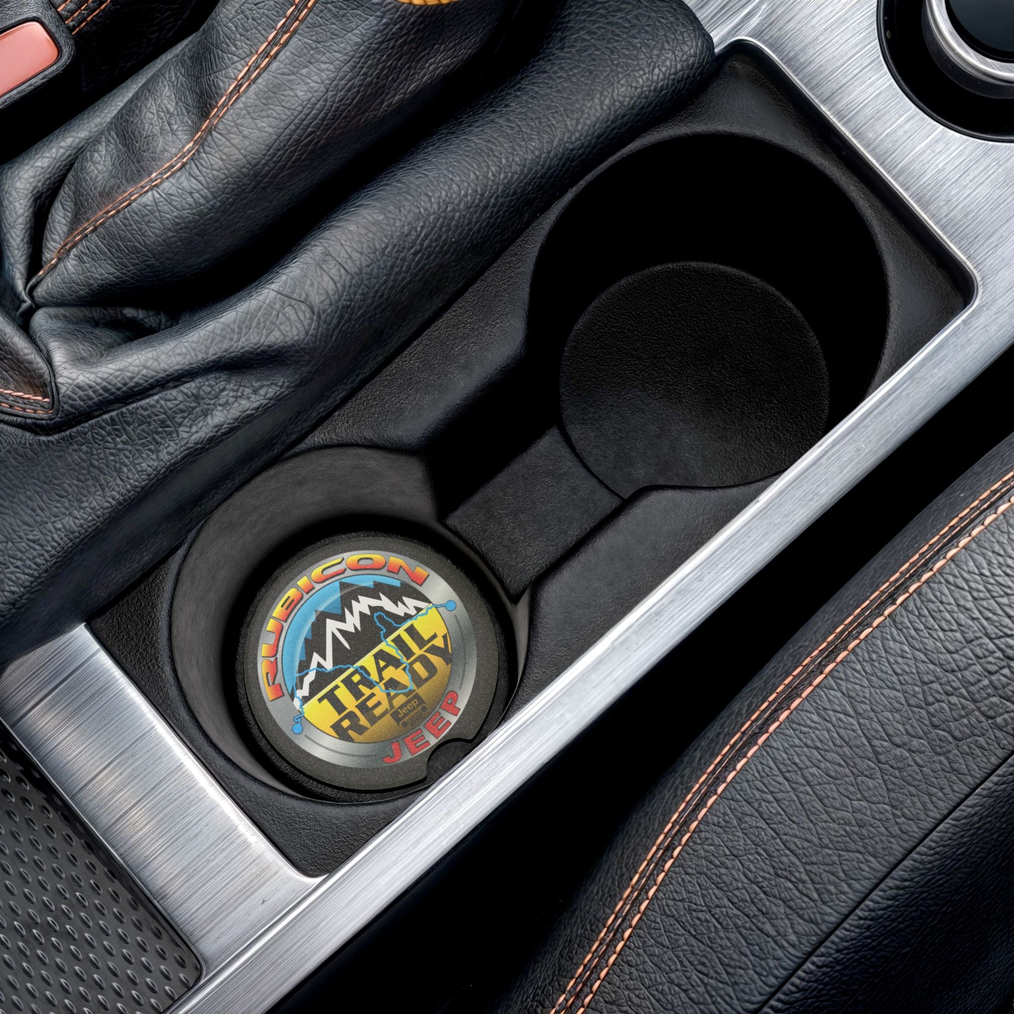 Jeep Rubicon Trail Rated Soapstone Car Coaster