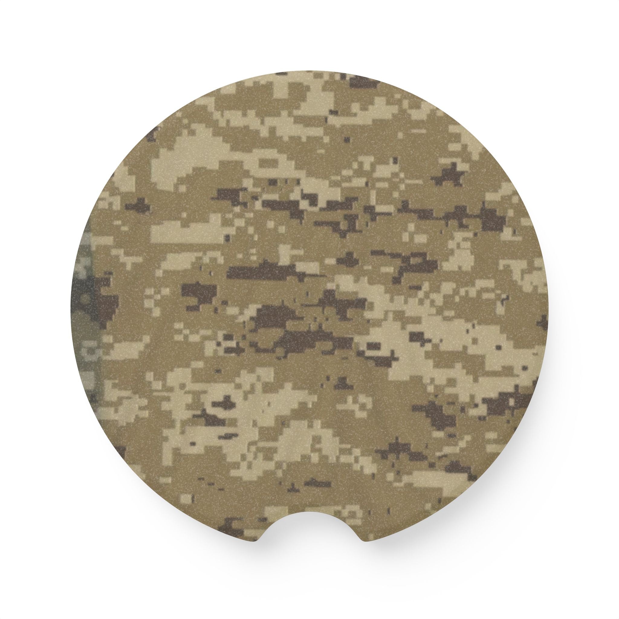Desert Digital Camo Soapstone Car Coaster