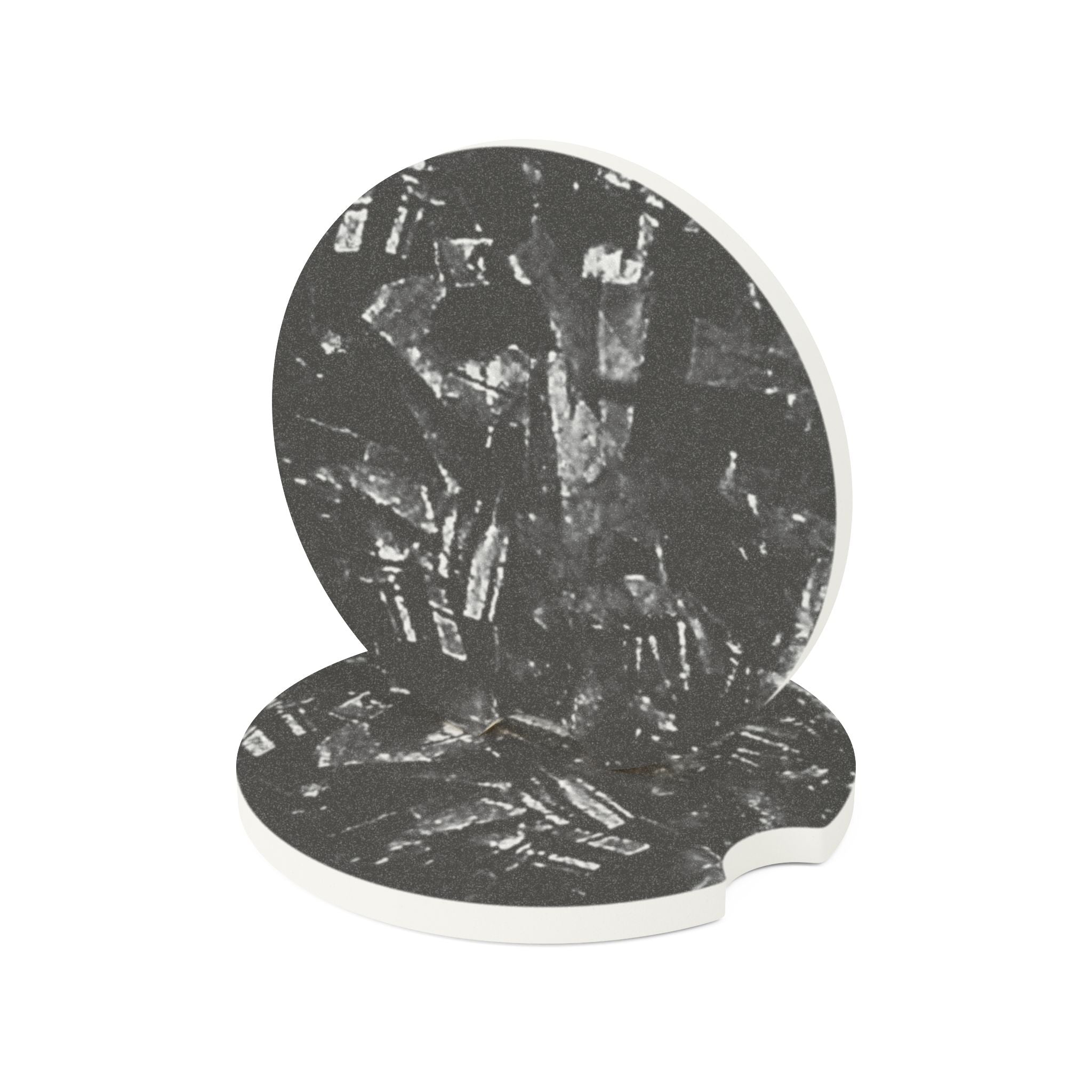 Forged Carbon Fiber Soapstone Car Coaster