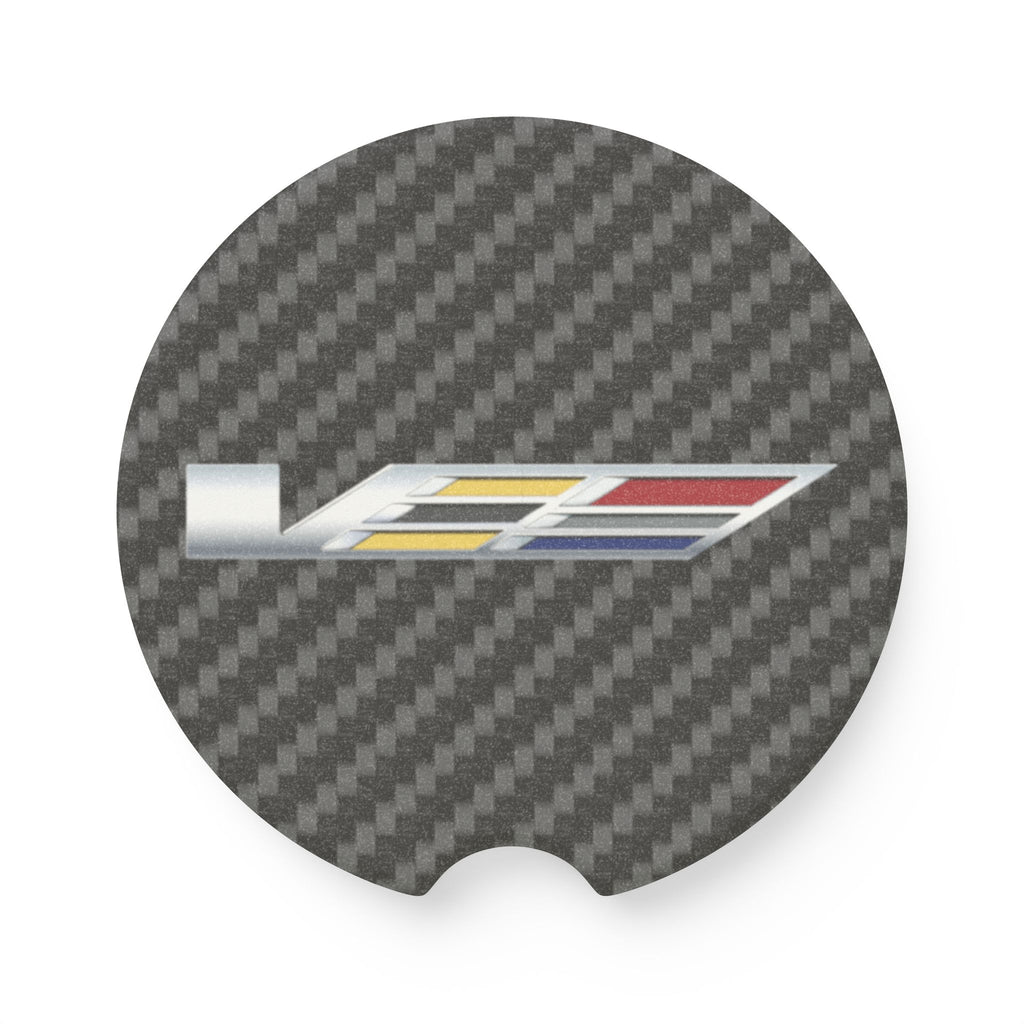 Cadillac V Series V3 Carbon Fiber Soapstone Car Coaster