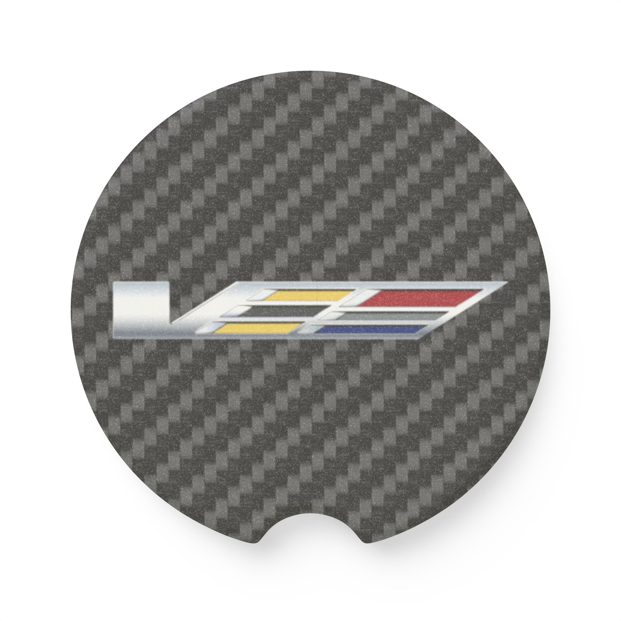Cadillac V Series V3 Carbon Fiber Soapstone Car Coaster