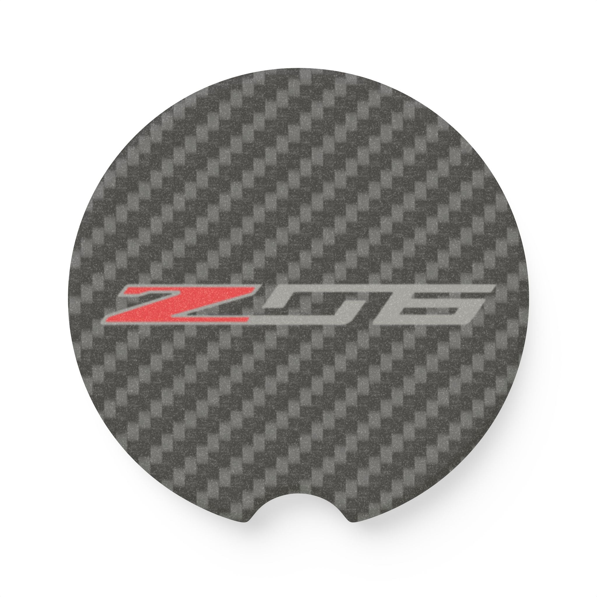 Corvette Z06 Carbon Fiber Soapstone Car Coaster