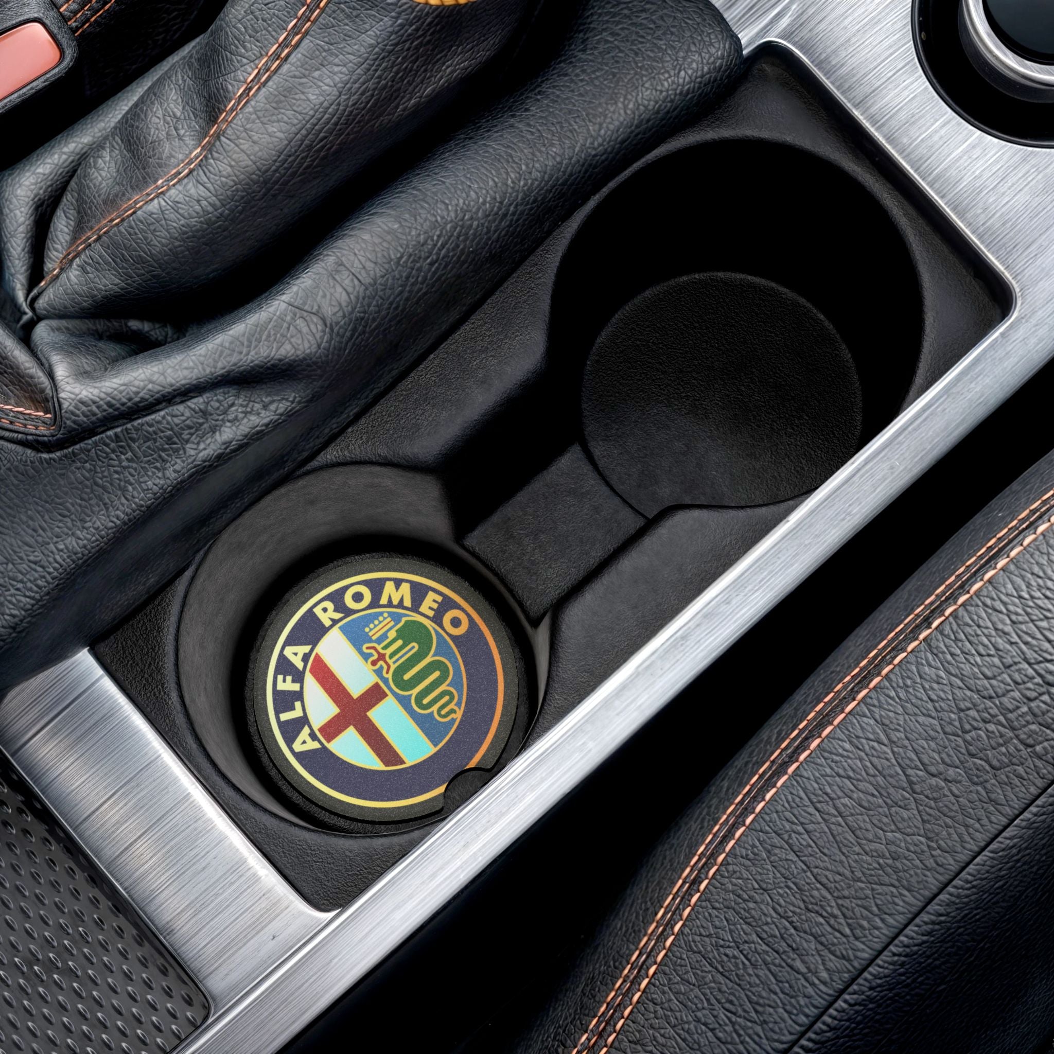 Alfa Romeo Soapstone Car Coaster