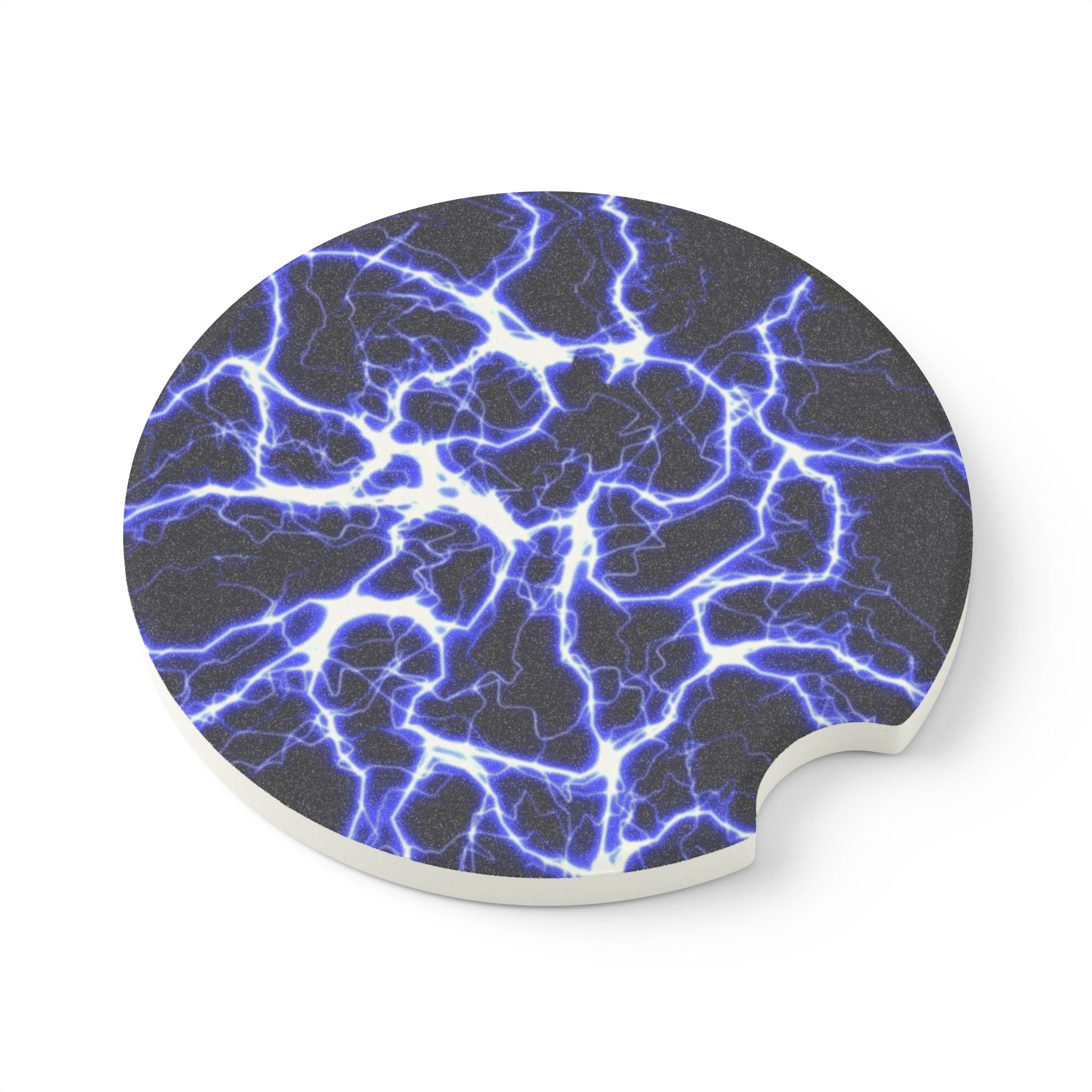 Lightning Soapstone Car Coaster