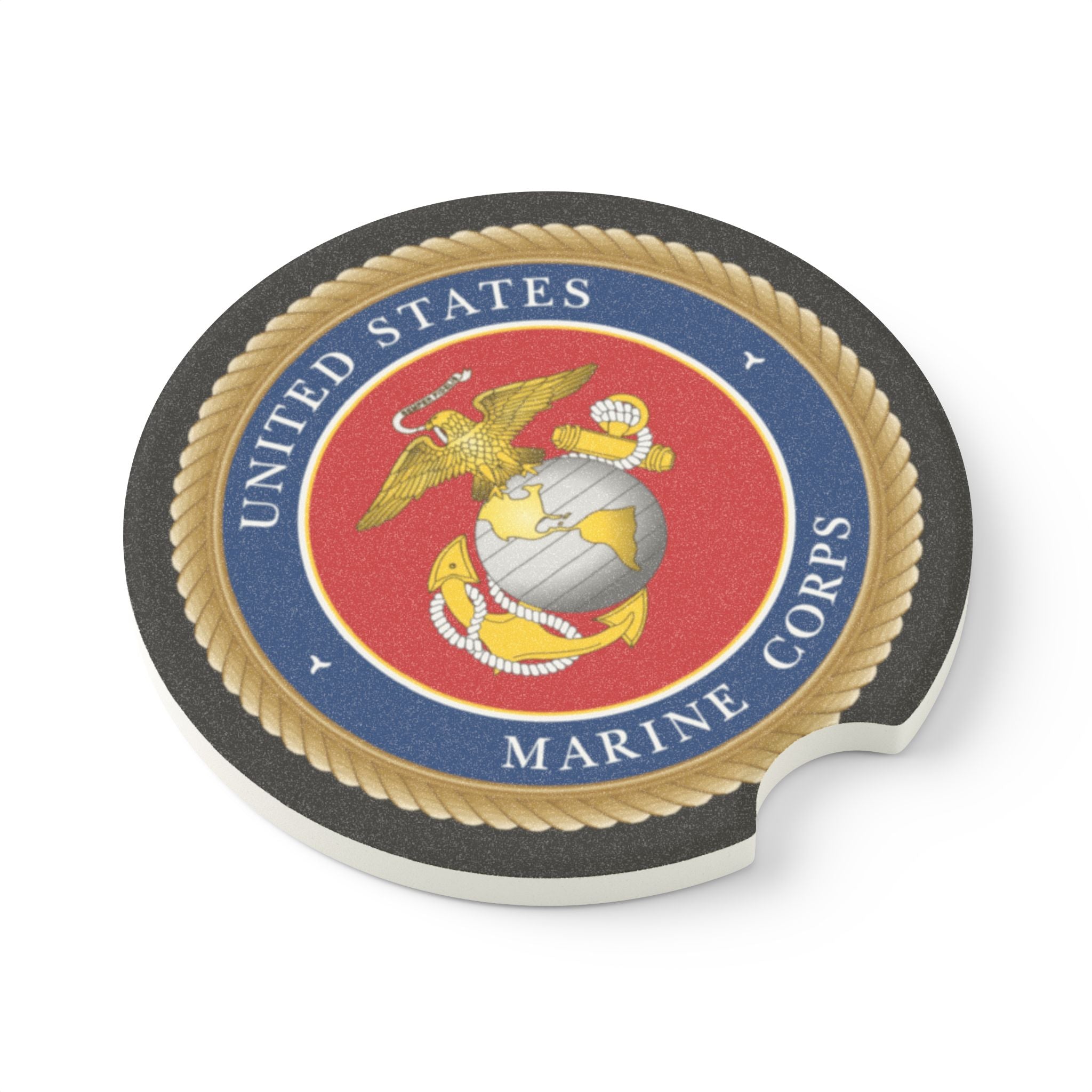United States Marine Corps Soapstone Car Coaster