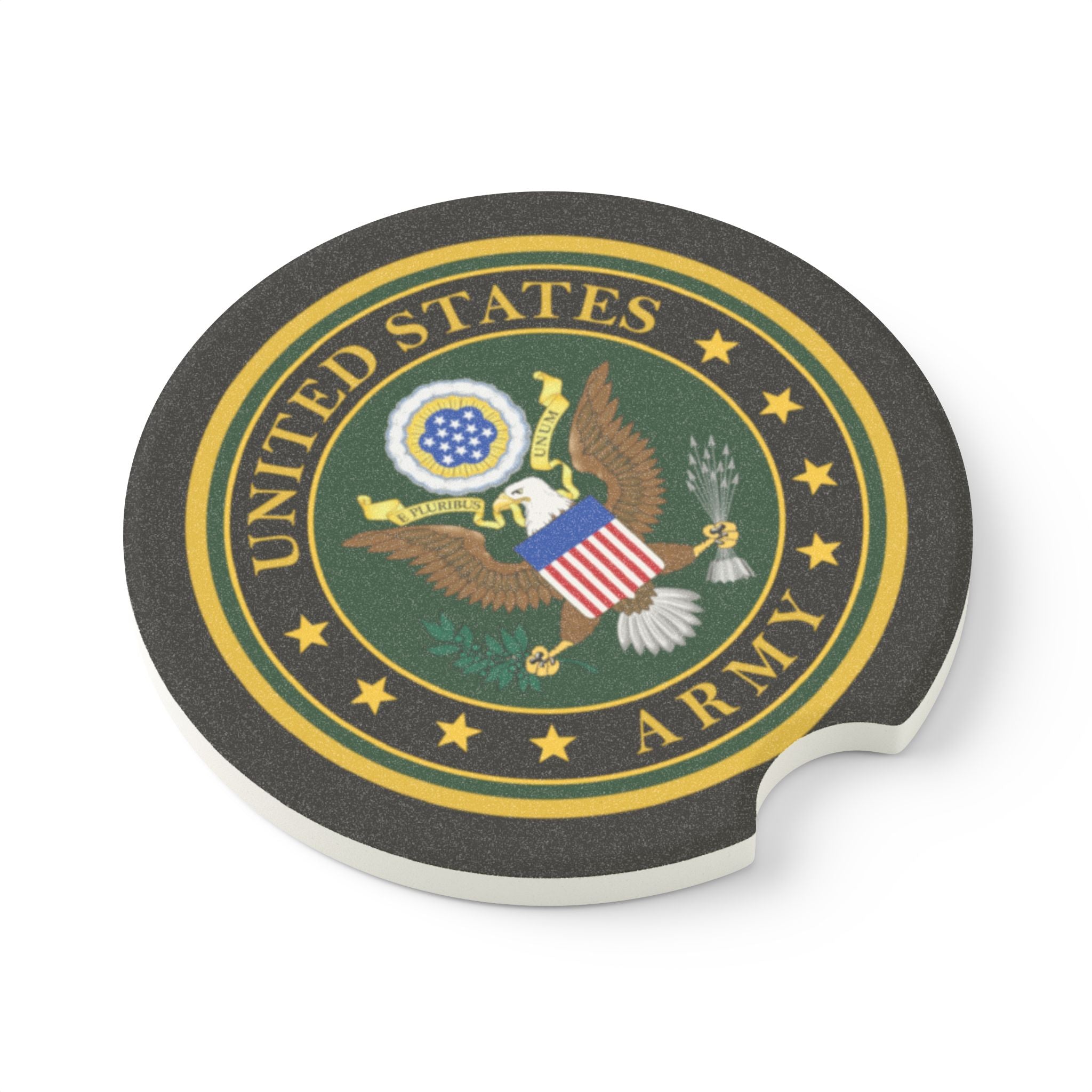 United States Army Soapstone Car Coaster
