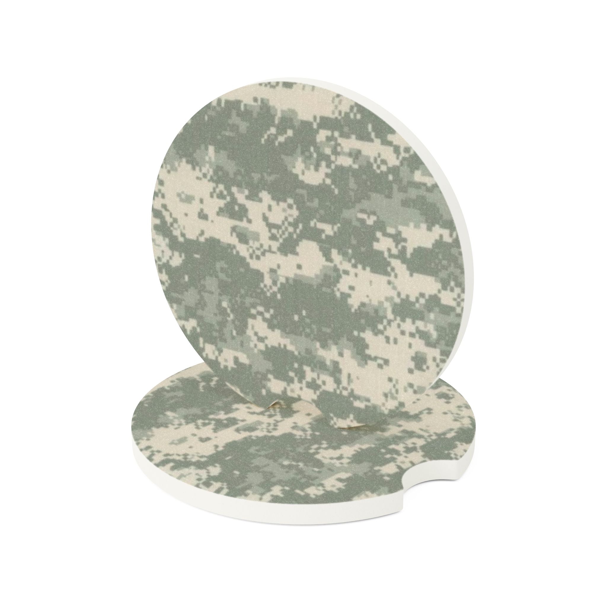 Army Digital Camo Soapstone Car Coaster