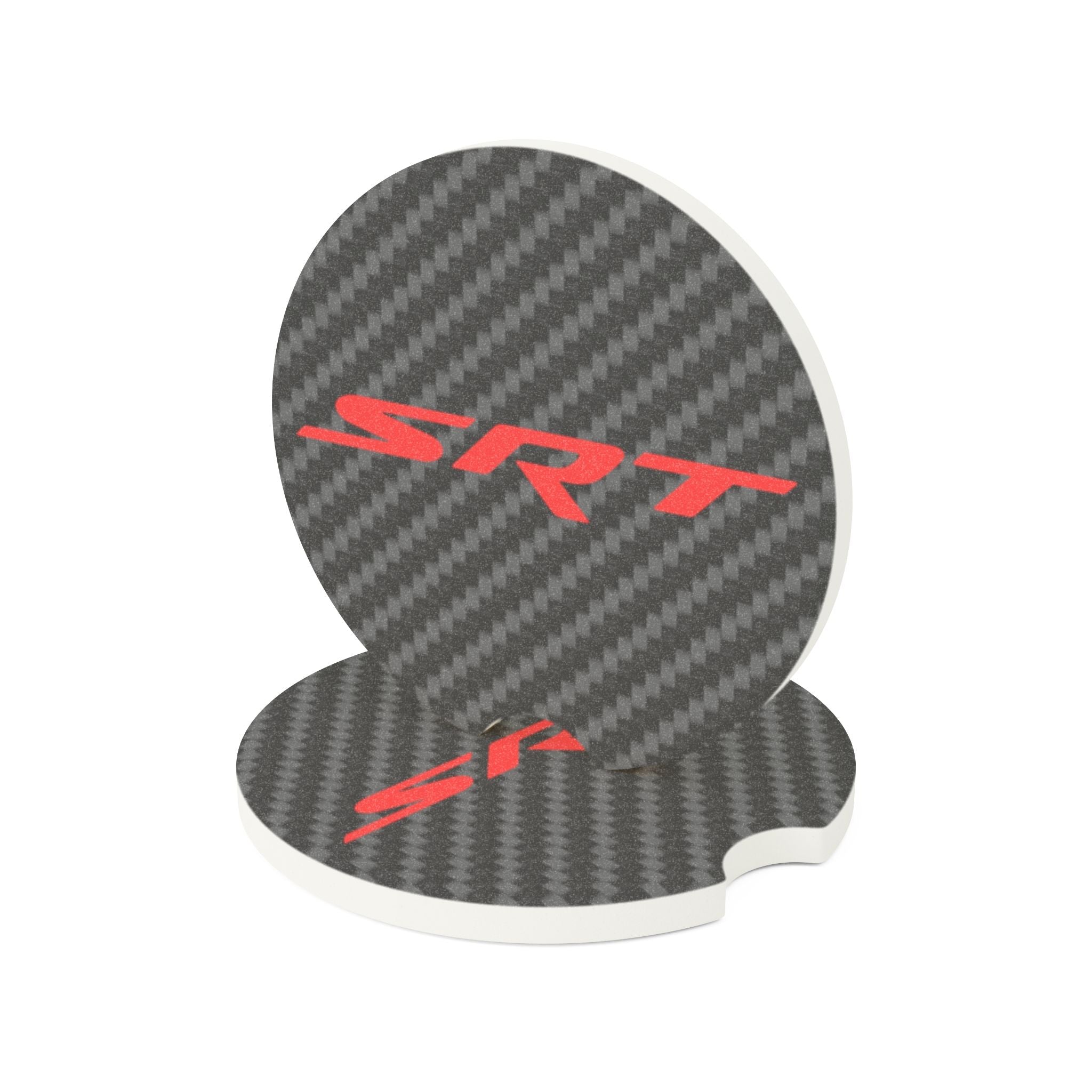 SRT Carbon Fiber Soapstone Car Coaster