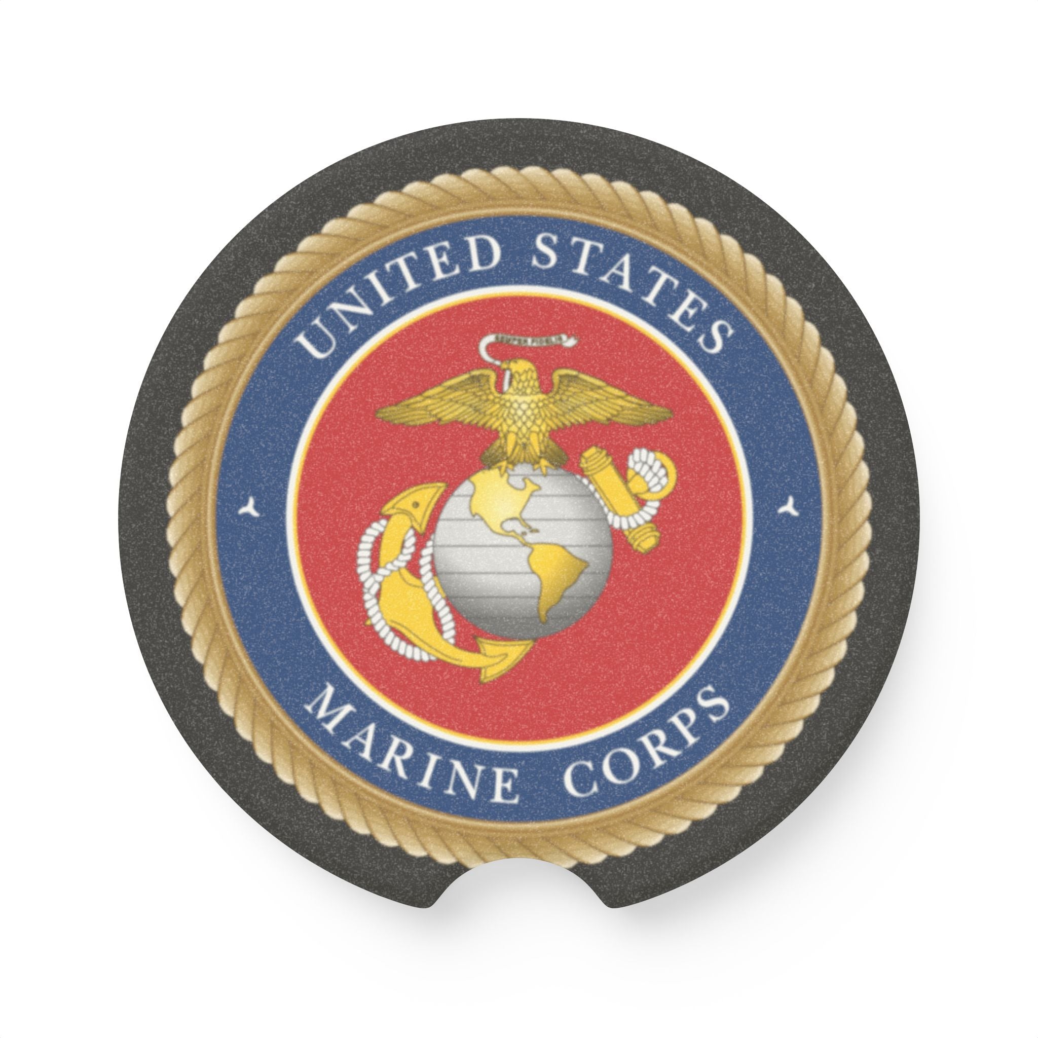 United States Marine Corps Soapstone Car Coaster