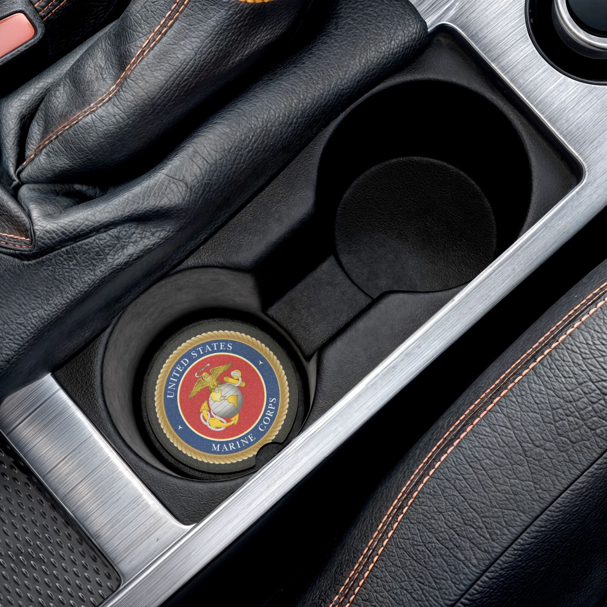 United States Marine Corps Soapstone Car Coaster