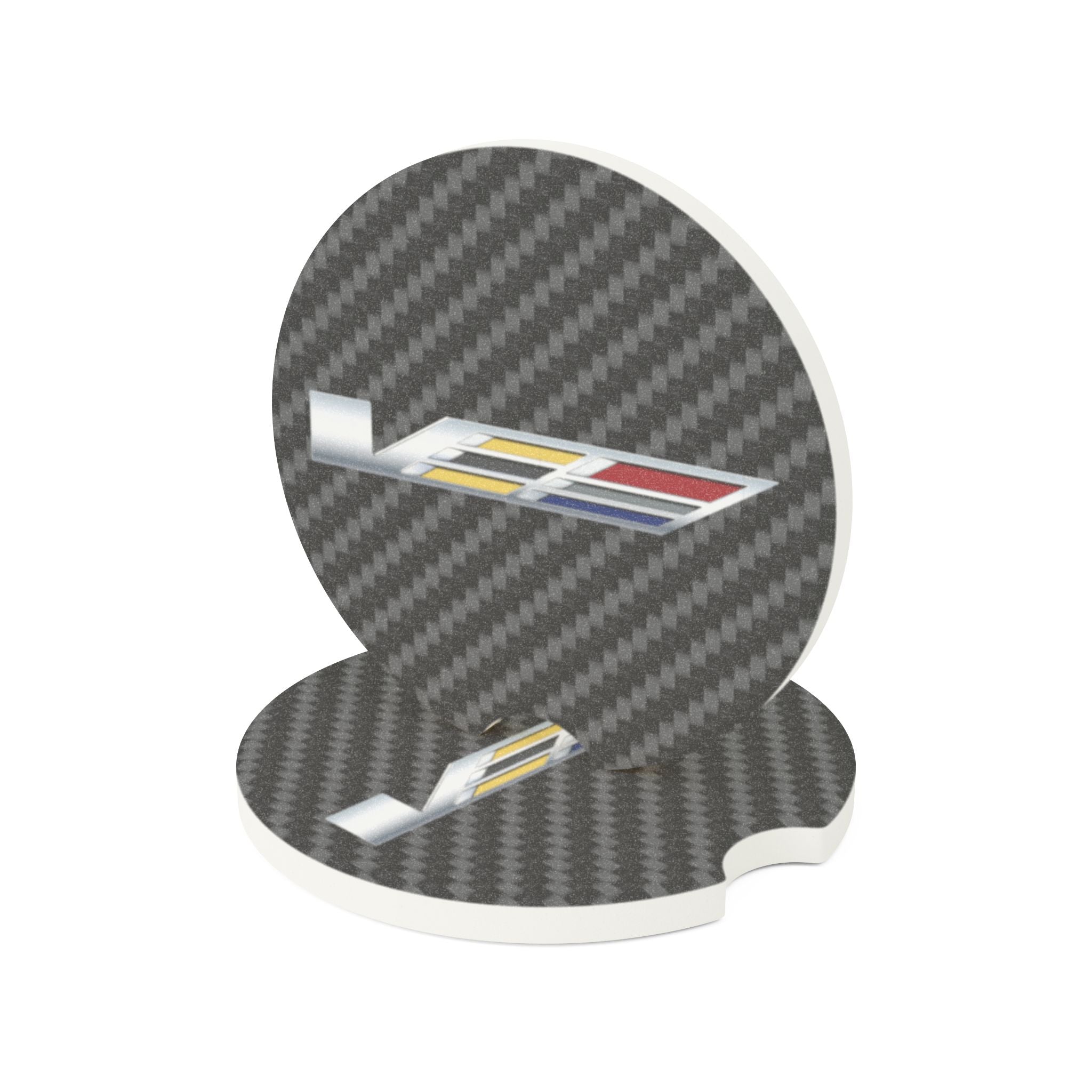 Cadillac V Series V3 Carbon Fiber Soapstone Car Coaster