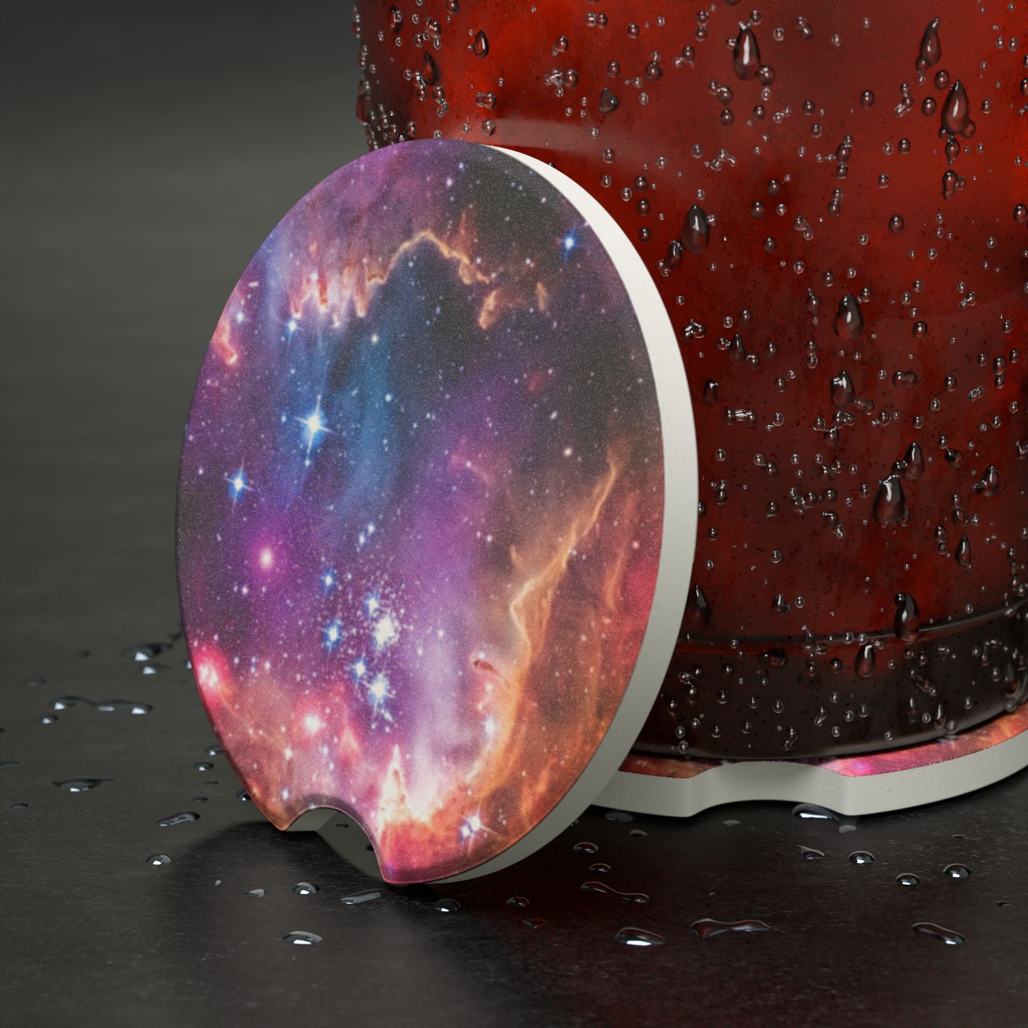 Galaxy Soapstone Car Coaster