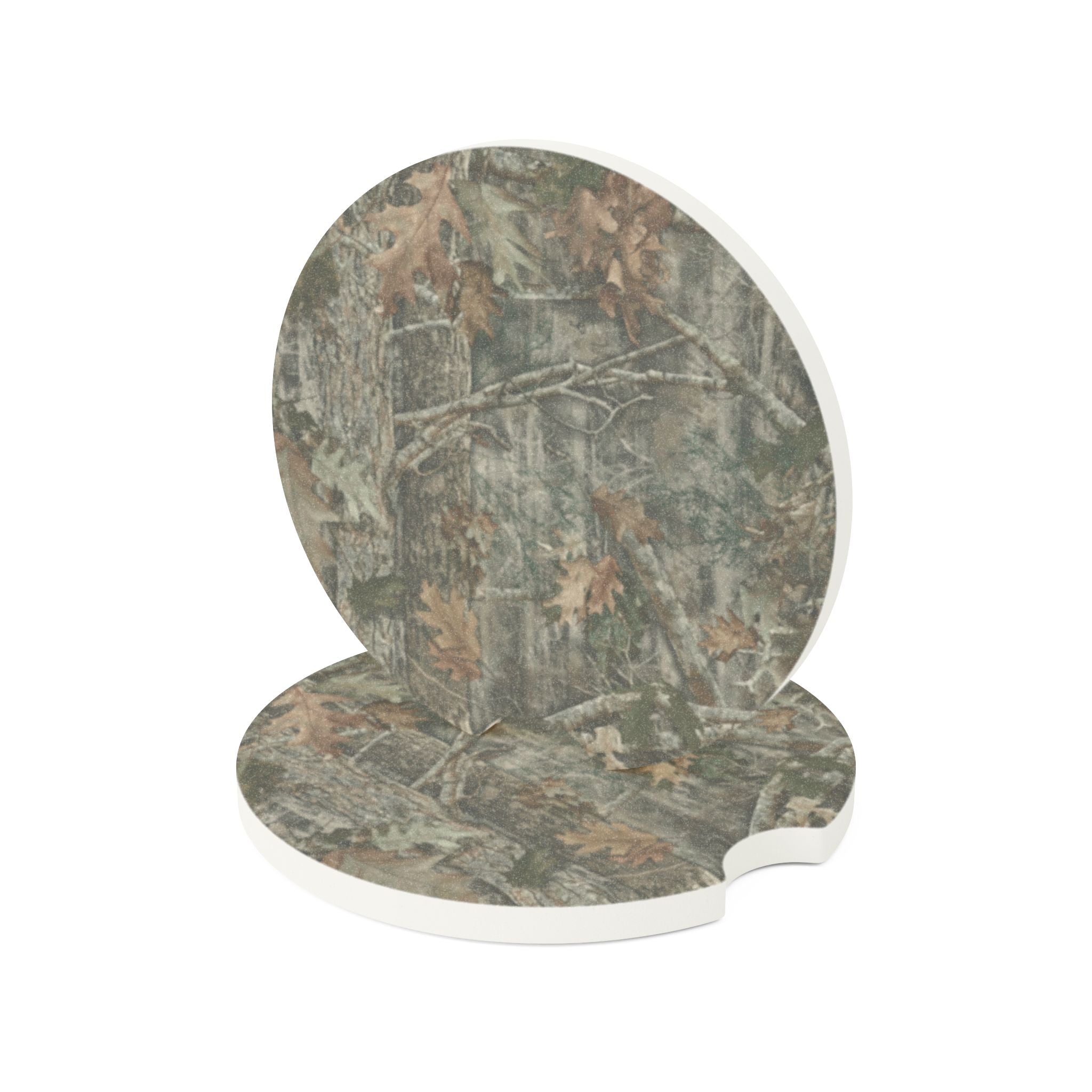 Hunting Camo Soapstone Car Coaster