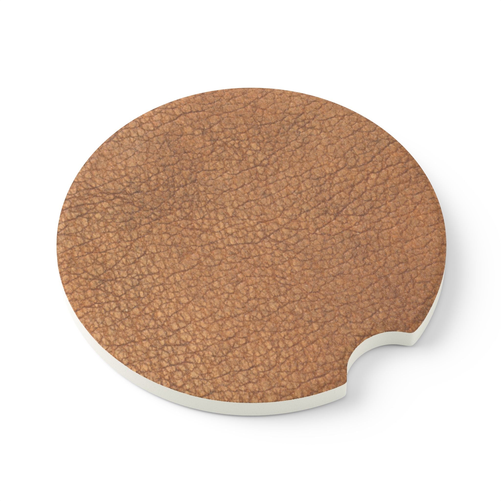 Leather Soapstone Car Coaster