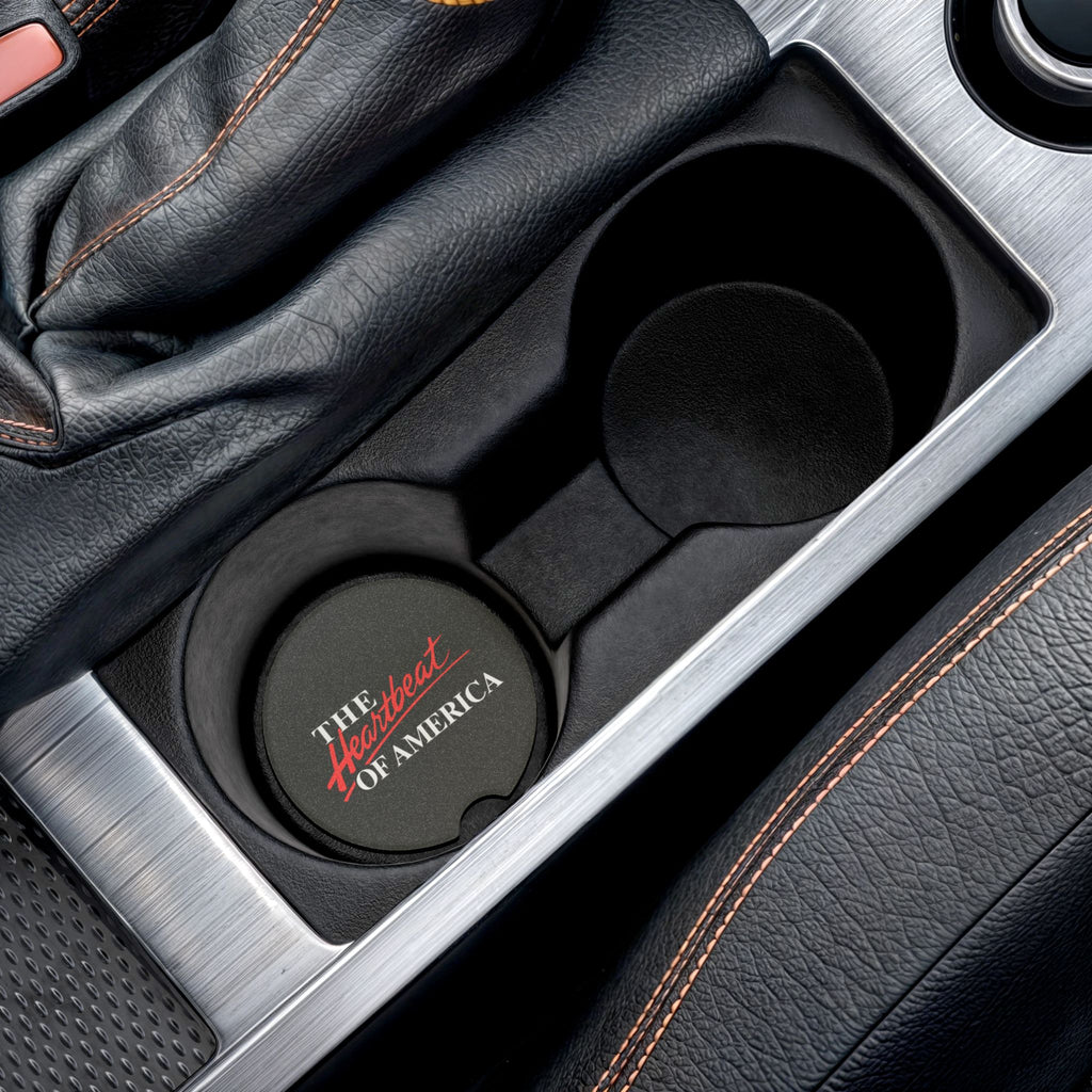 The Heartbeat Of America Soapstone Car Coaster