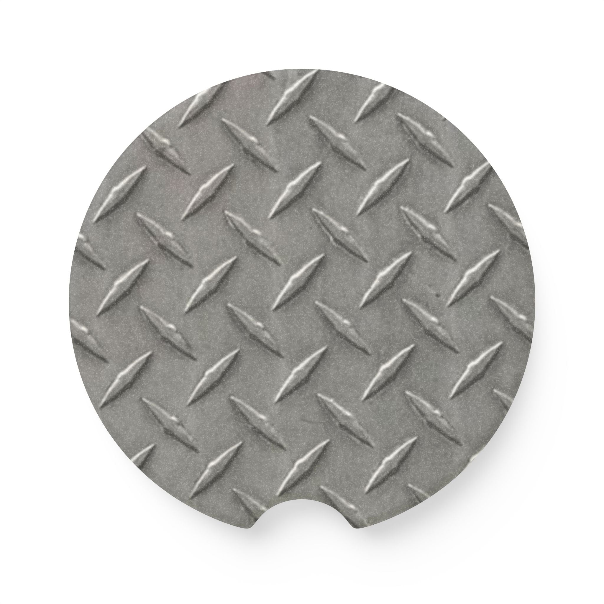 Diamond Plate Soapstone Car Coaster