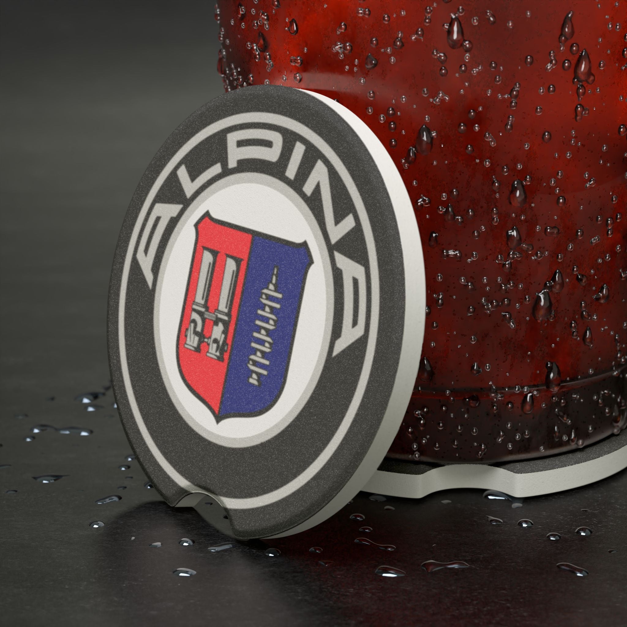 Alpina Soapstone Car Coaster