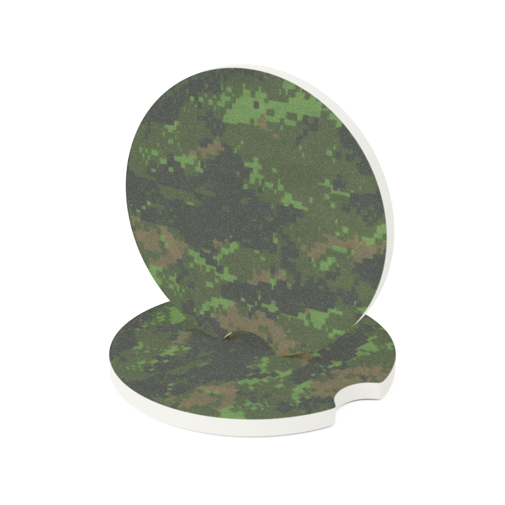 Multi Scale Digital Camo Soapstone Car Coaster