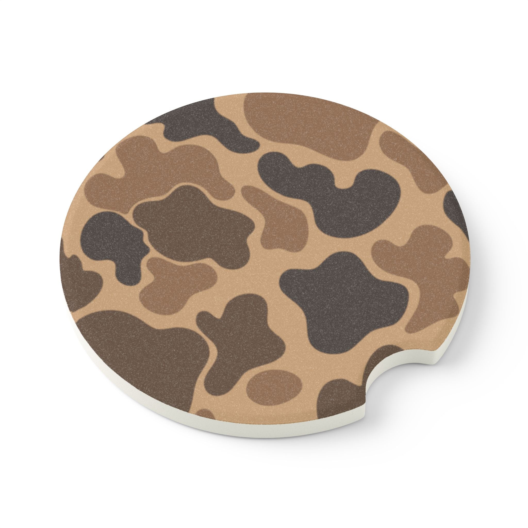 Old School Duck Camo Soapstone Car Coaster