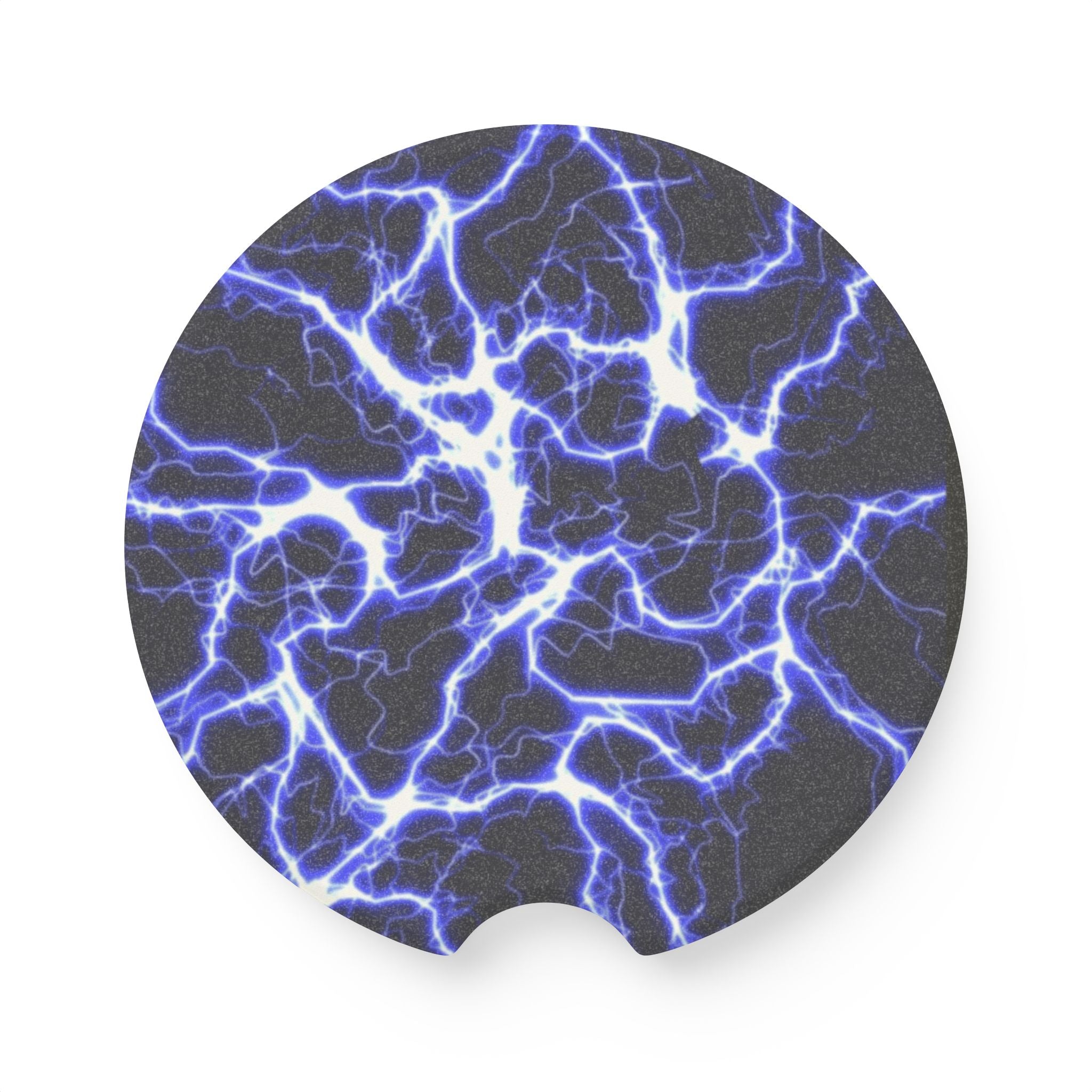 Lightning Soapstone Car Coaster