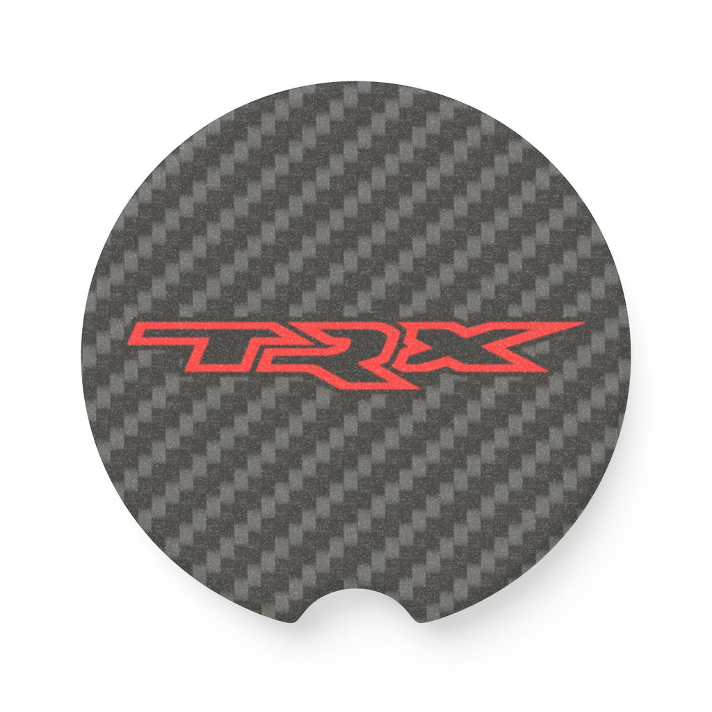 Ram TRX Carbon Fiber Soapstone Car Coaster