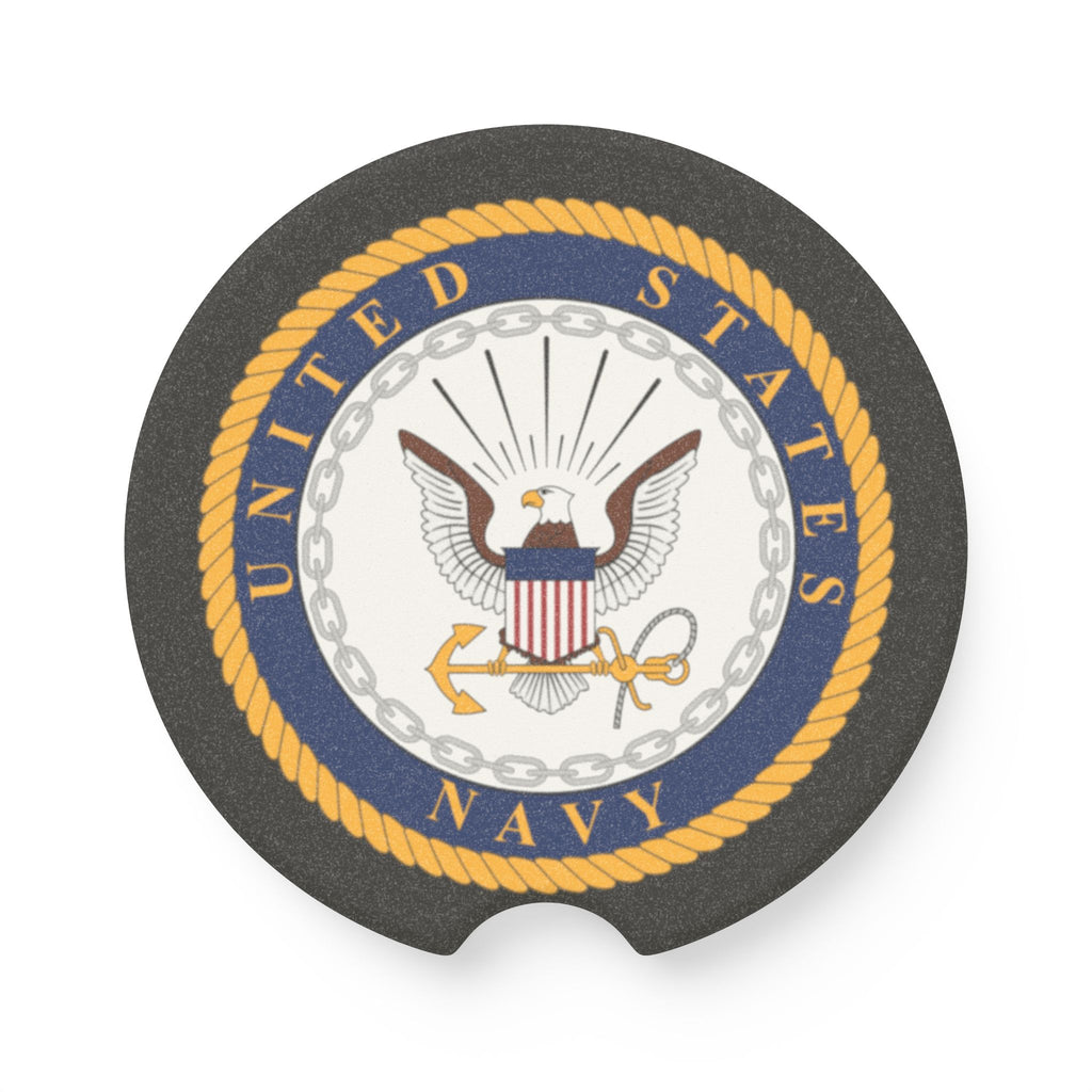 United States Navy Soapstone Car Coaster