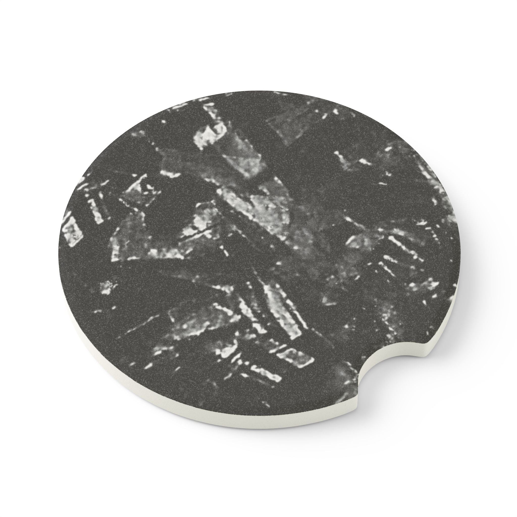 Forged Carbon Fiber Soapstone Car Coaster