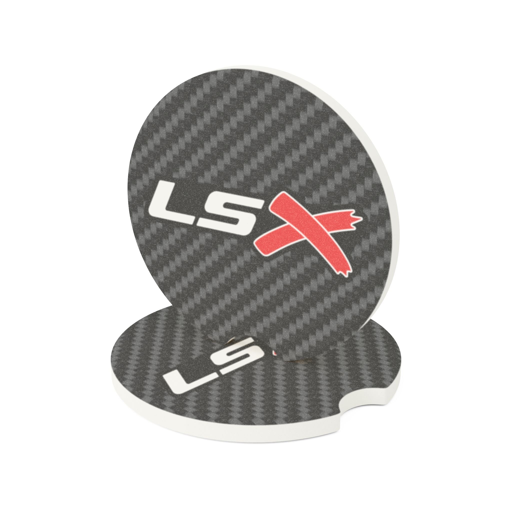 LSX Carbon Fiber Soapstone Car Coaster