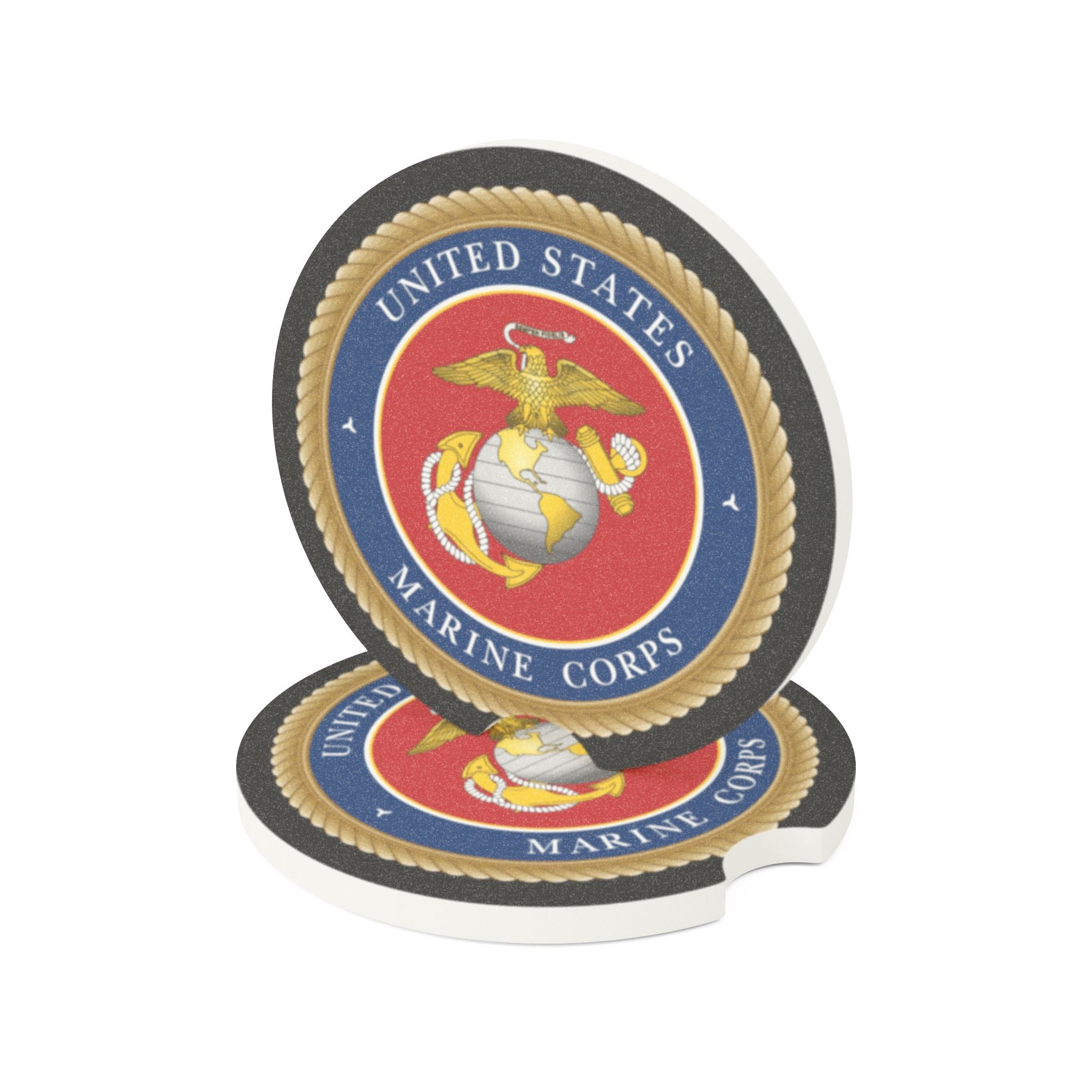 United States Marine Corps Soapstone Car Coaster