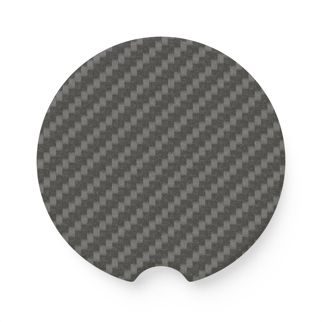 Carbon Fiber Soapstone Cup Holder Car Coaster