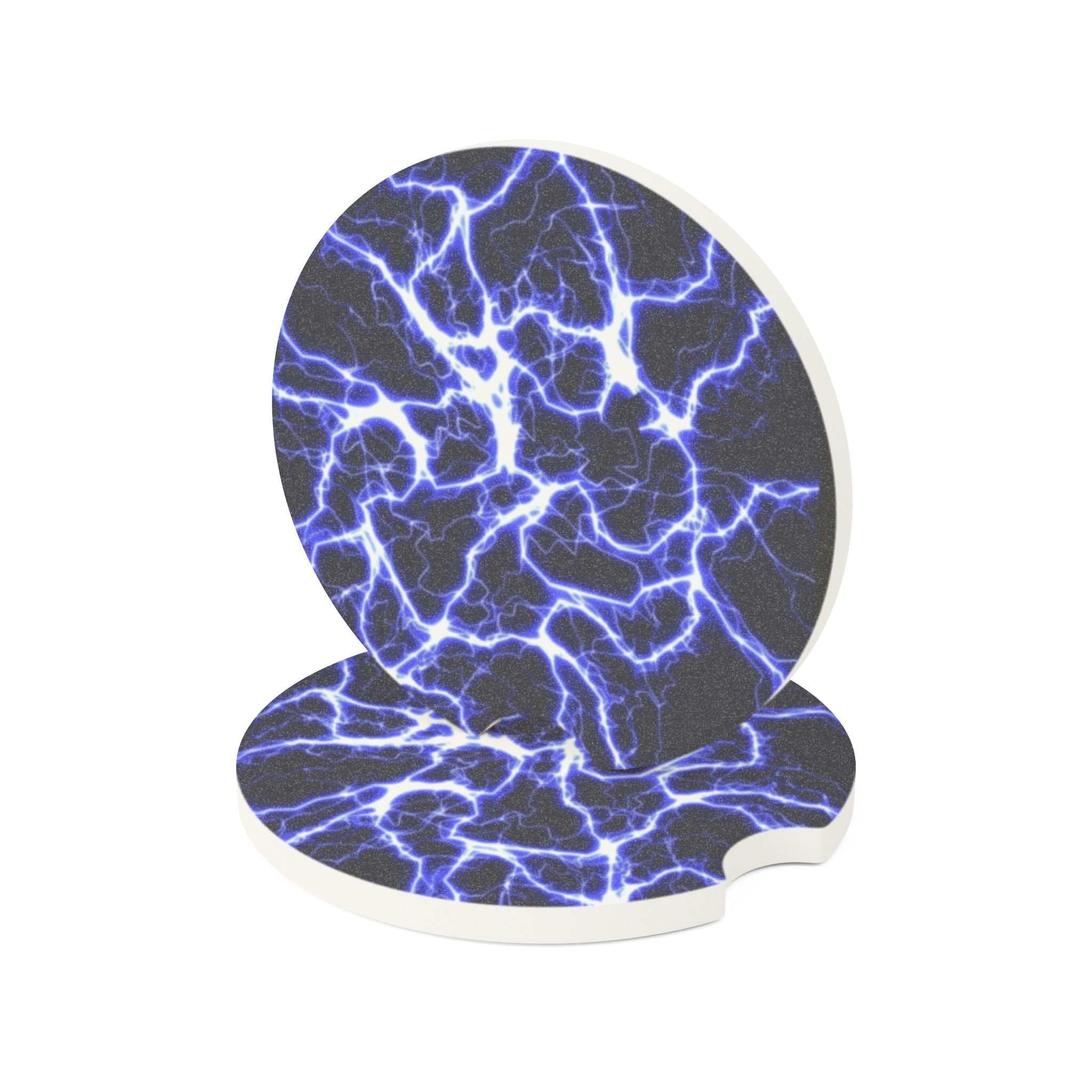 Lightning Soapstone Car Coaster