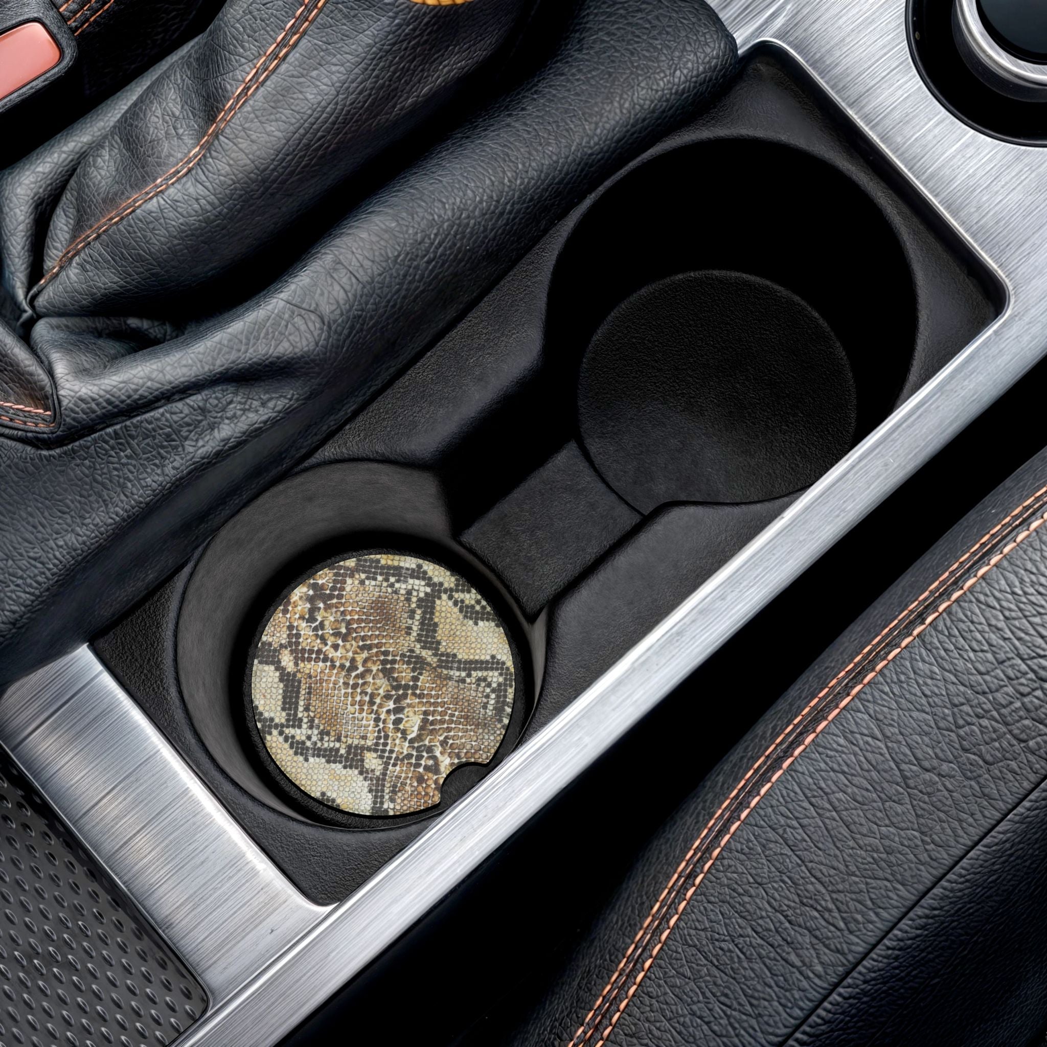 Snake Skin Soapstone Car Coaster