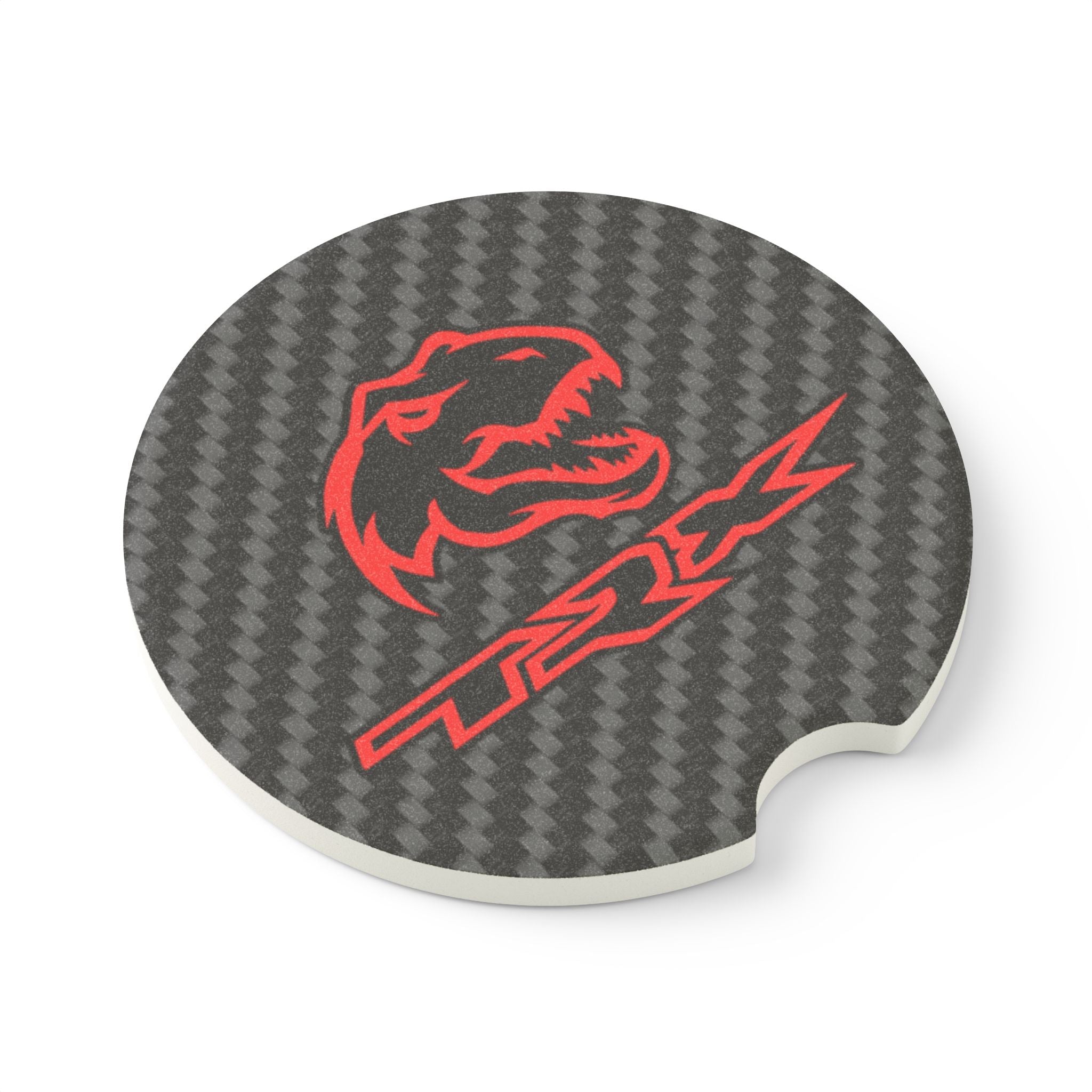 Ram TRX Carbon Fiber Soapstone Car Coaster