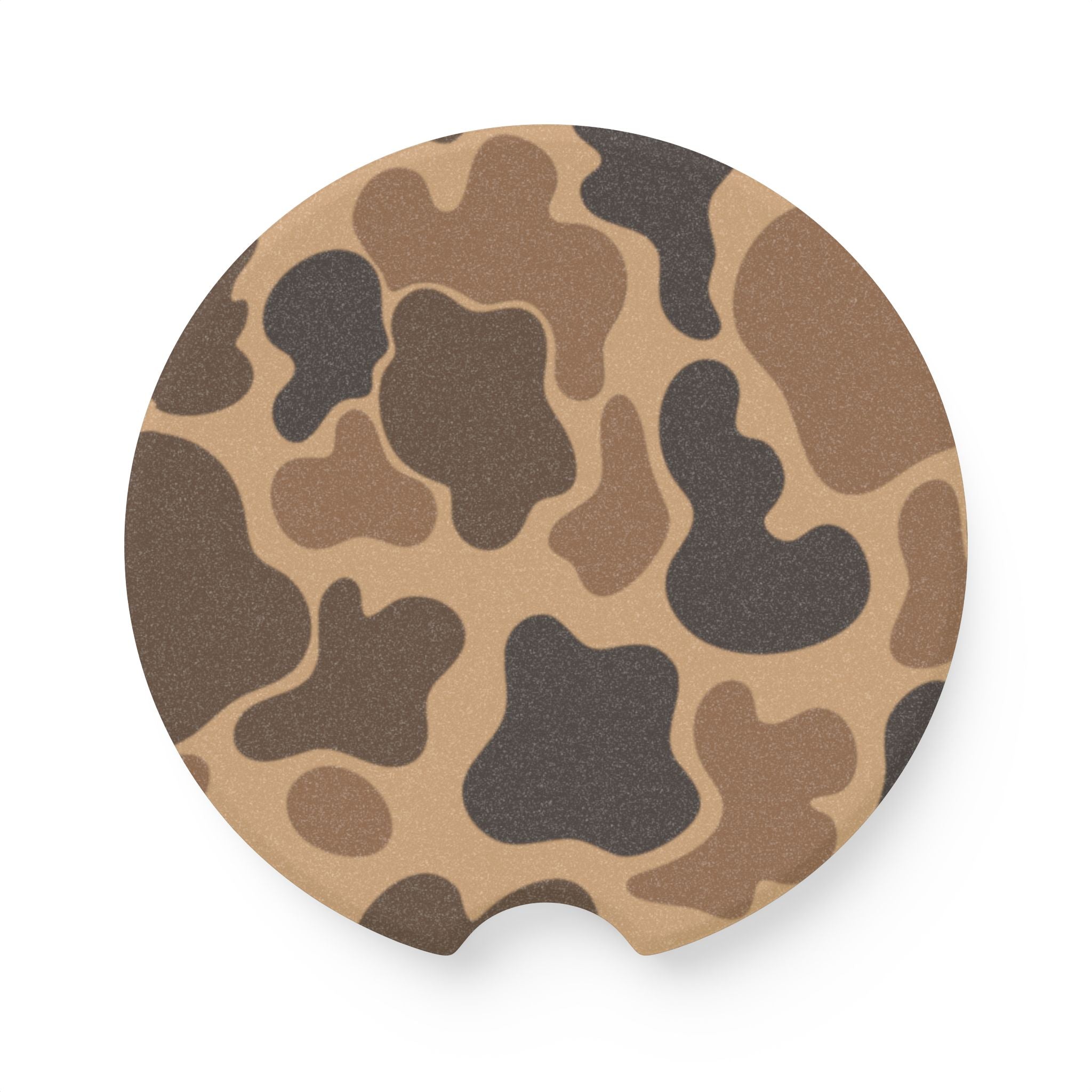Old School Duck Camo Soapstone Car Coaster