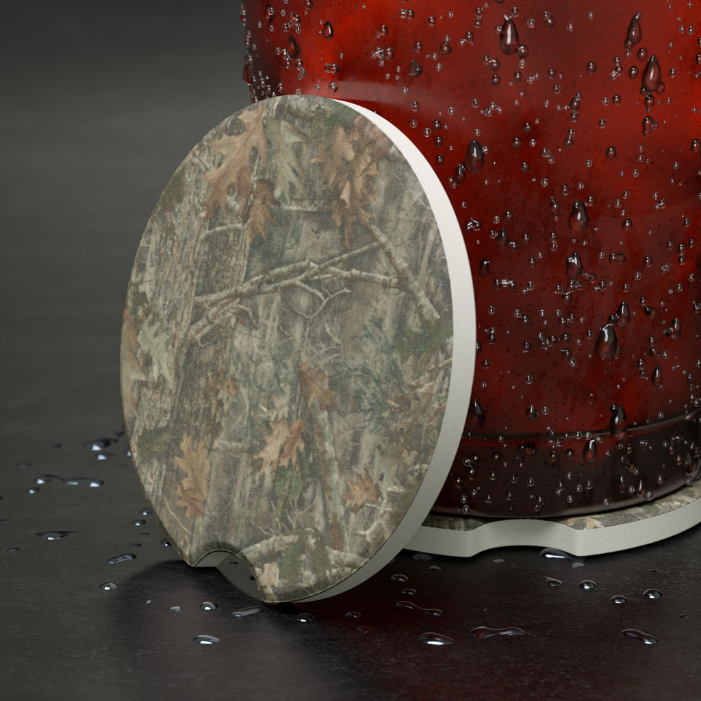 Hunting Camo Soapstone Car Coaster
