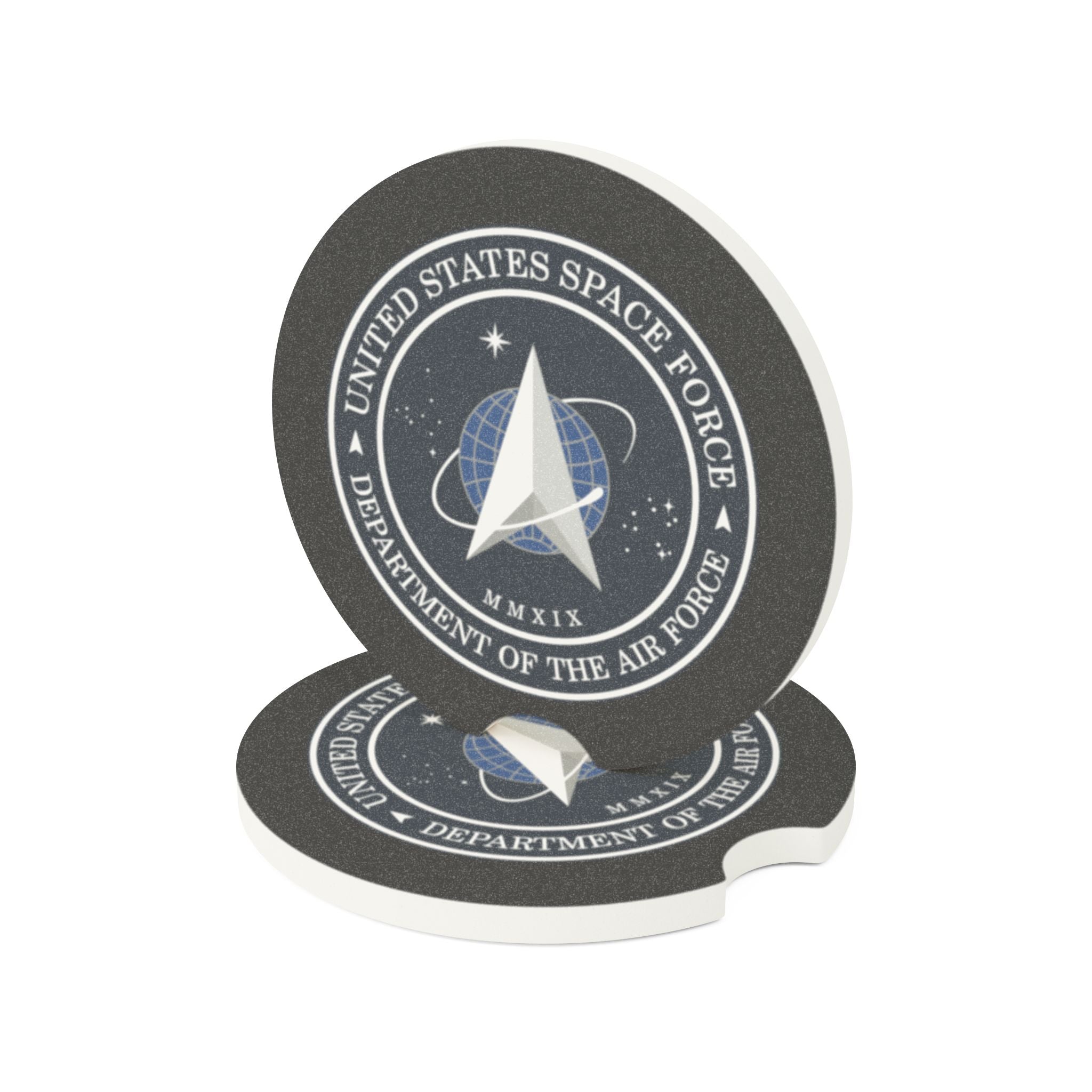 United States Space Force Soapstone Car Coaster