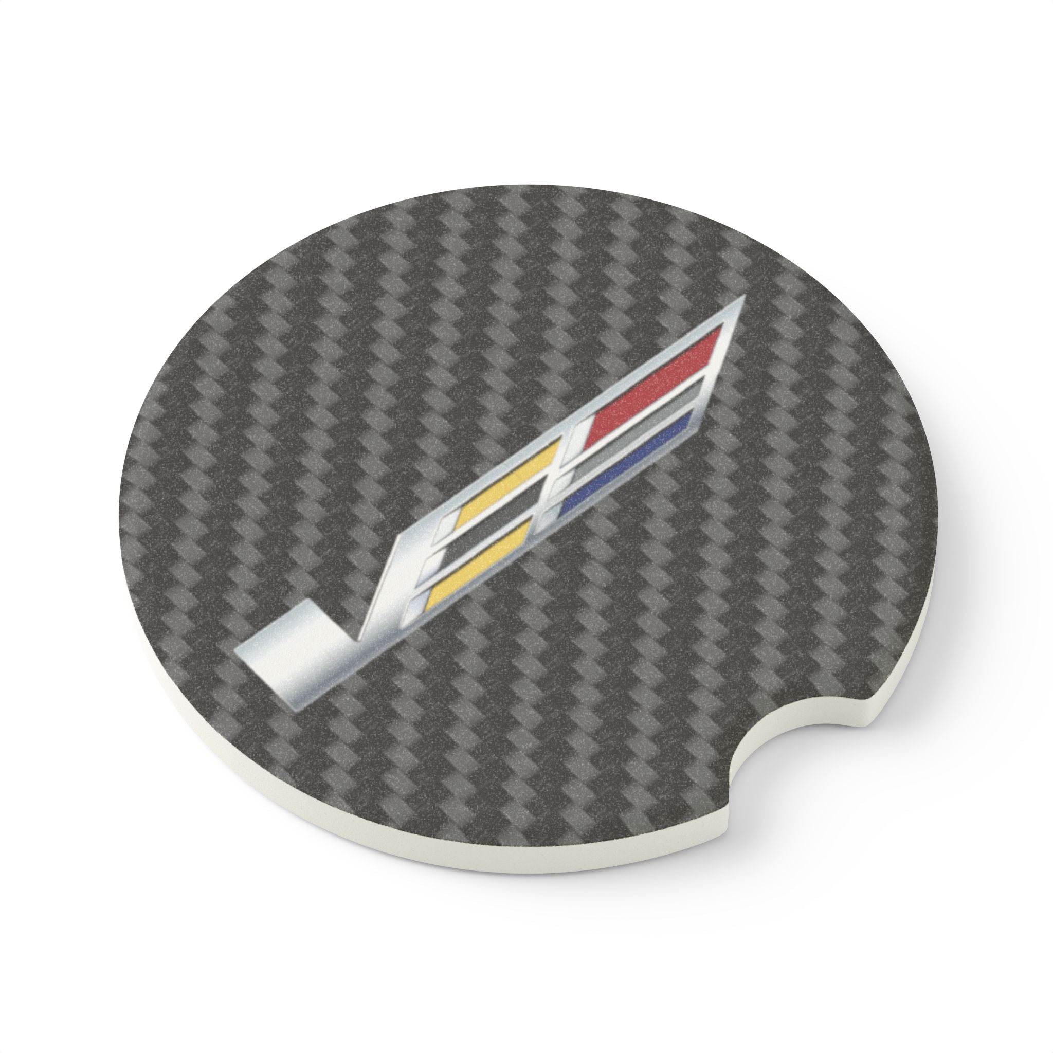 Cadillac V Series V3 Carbon Fiber Soapstone Car Coaster