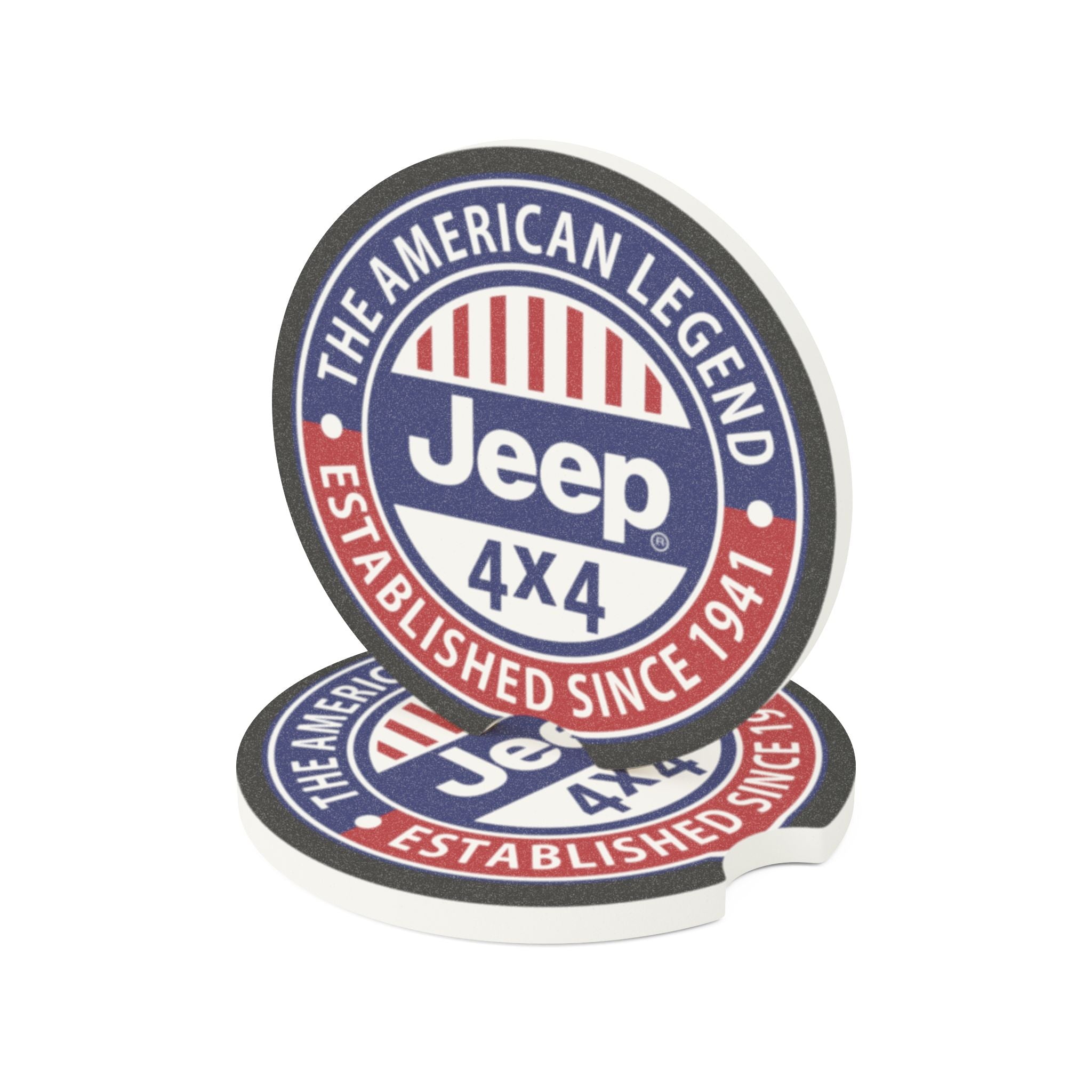 Jeep The American Legend Soapstone Car Coaster