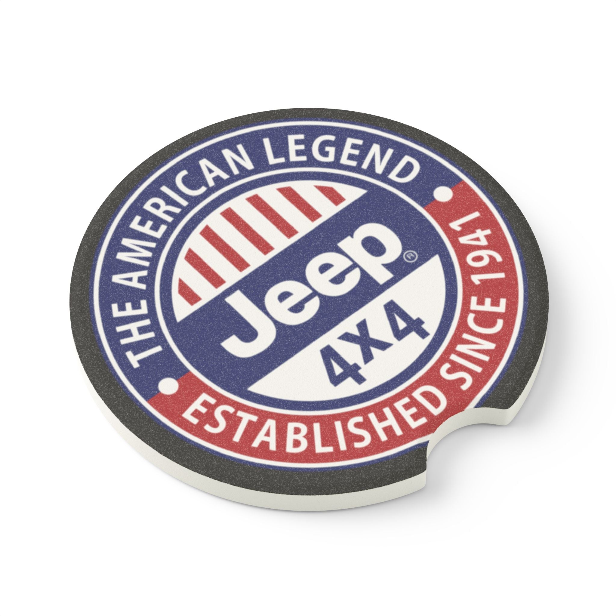Jeep The American Legend Soapstone Car Coaster