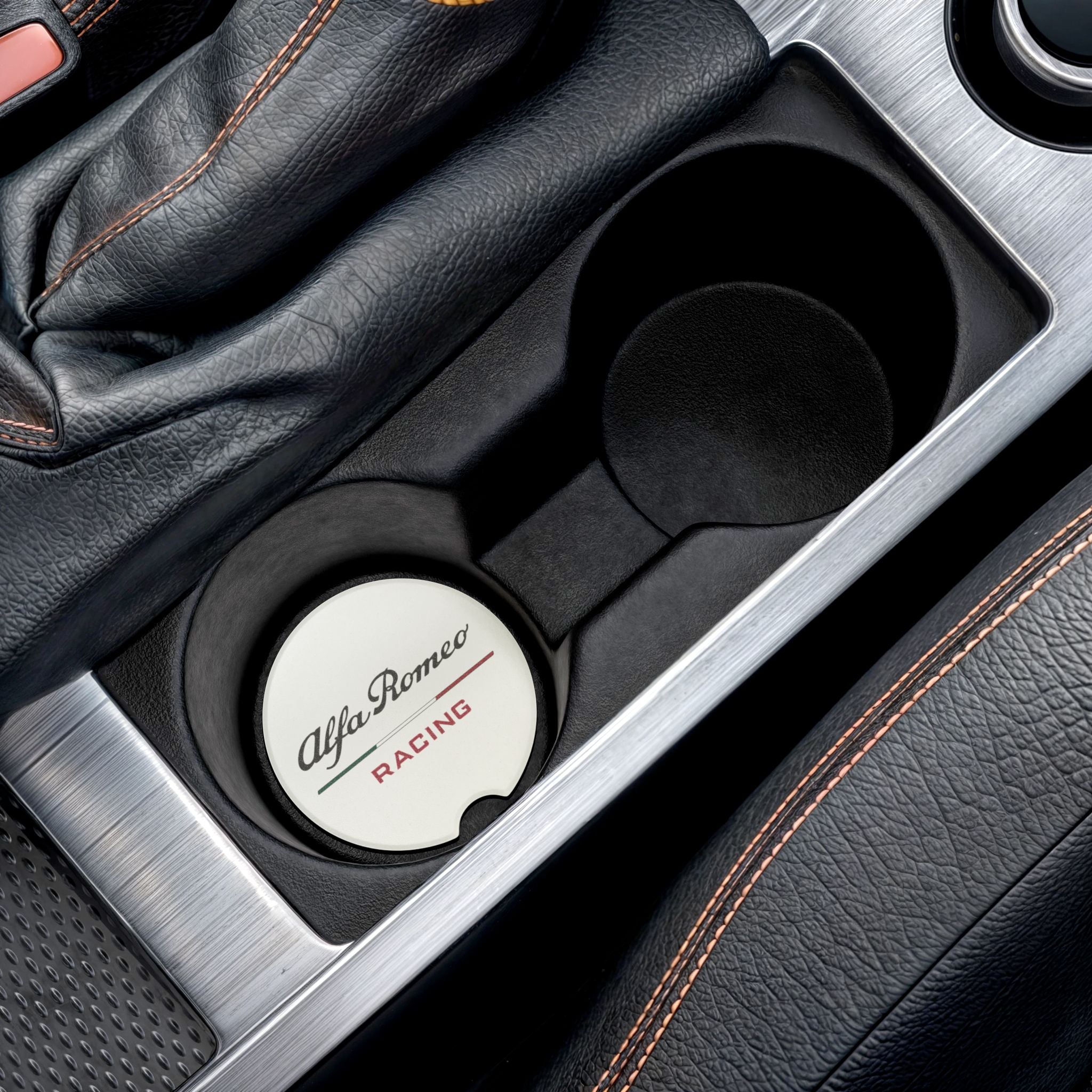Alfa Romeo Racing Soapstone Car Coaster